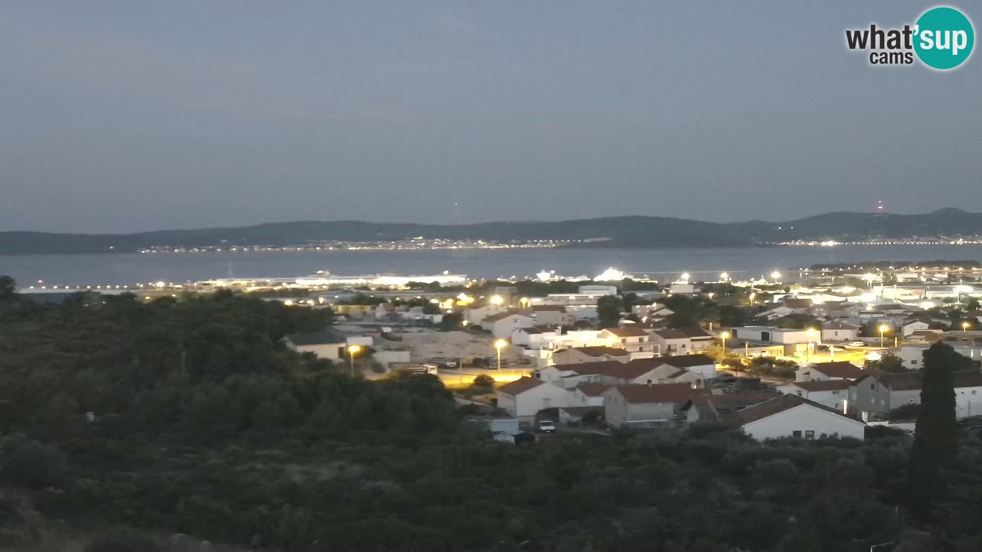 Zadar Pristanišče Gazenica s panoramsko spletno kamero, Zadar, Hrvaška