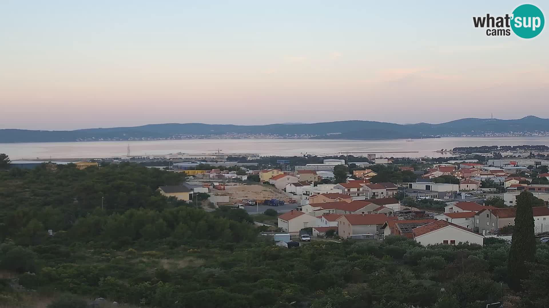 Zadar Pristanišče Gazenica s panoramsko spletno kamero, Zadar, Hrvaška