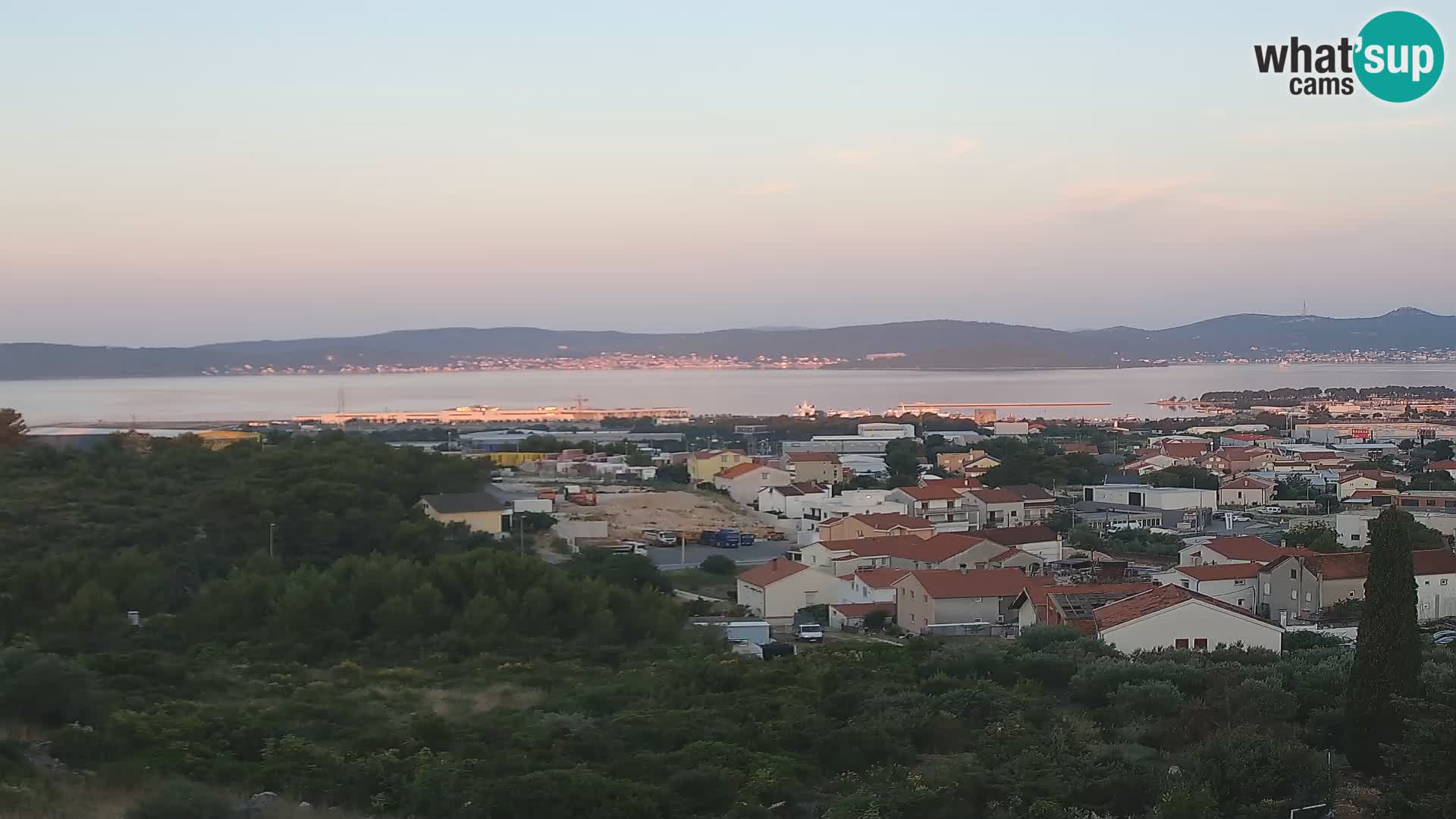 Zadar Pristanišče Gazenica s panoramsko spletno kamero, Zadar, Hrvaška