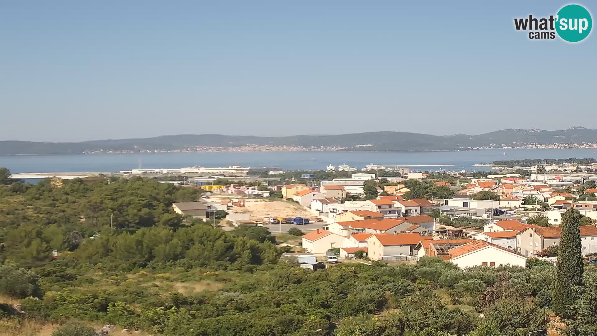 Panoramska web kamera Luke Gaženica u Zadru, Hrvatska