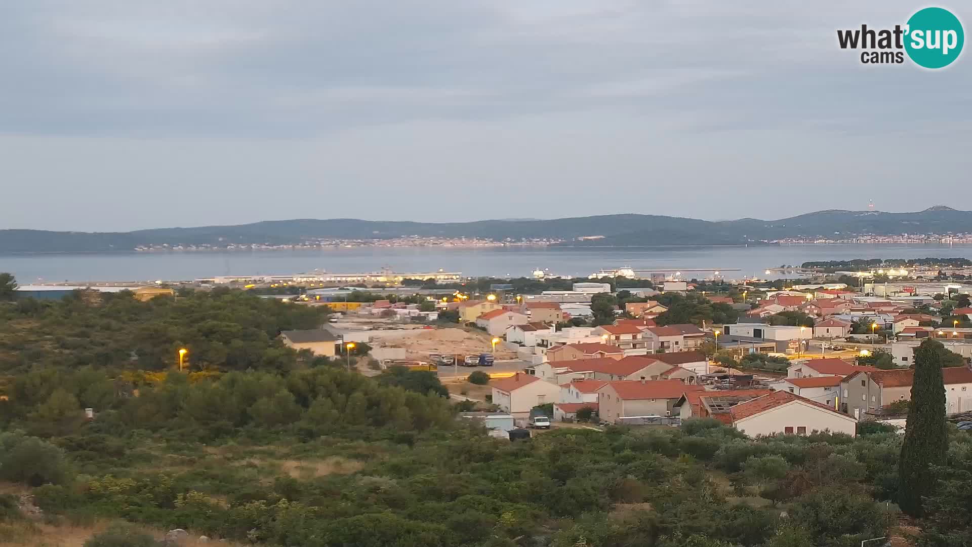 Zadar Pristanišče Gazenica s panoramsko spletno kamero, Zadar, Hrvaška