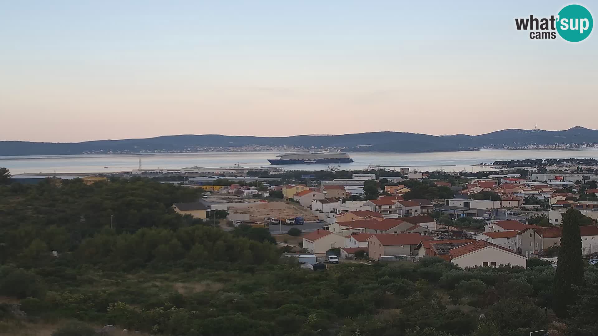 Zadar Port Gazenica Webcam Panorama, Zadar, Croatie