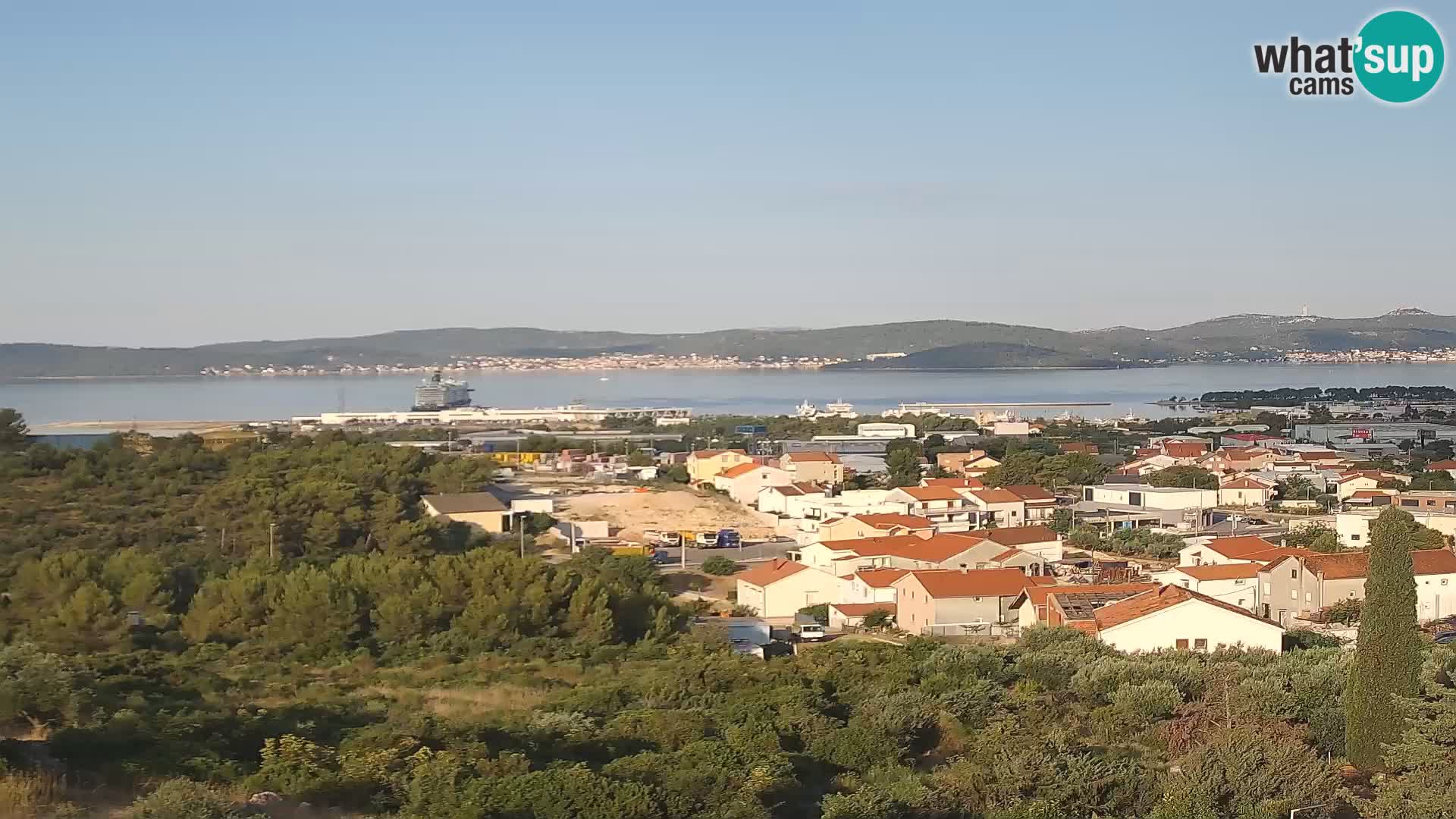 Zadar Port Gazenica Webcam Panorama, Zadar, Croatie