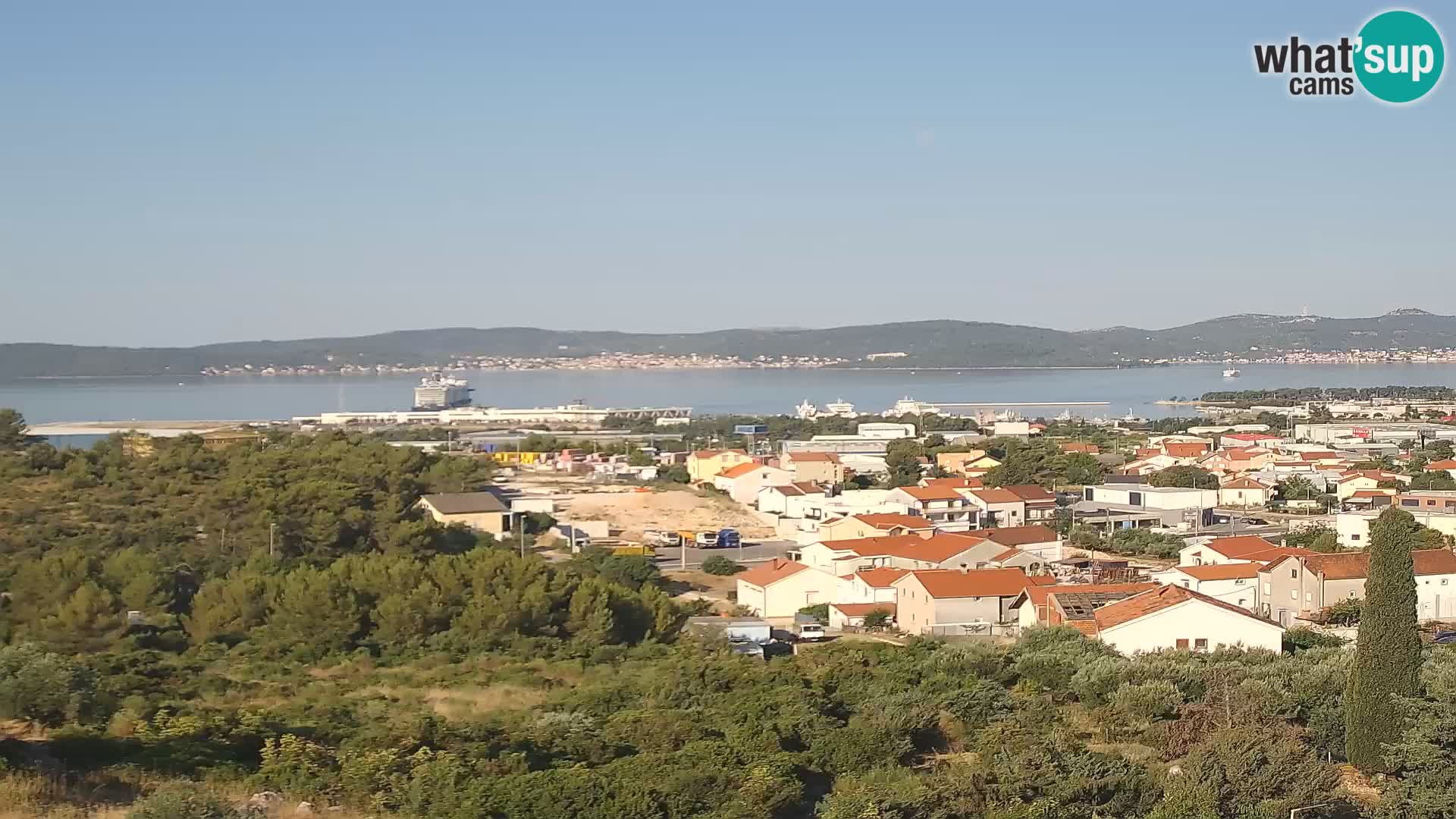 Zadar Port Gazenica Webcam Panorama, Zadar, Croatie