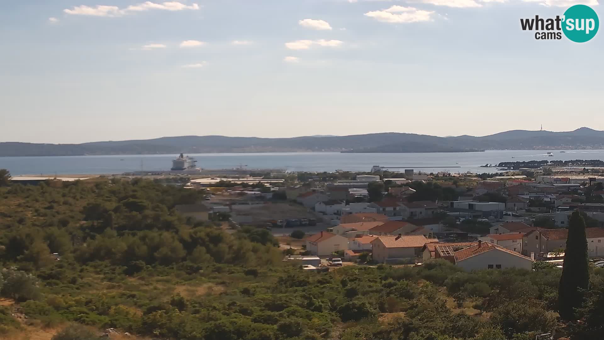 Zadar Pristanišče Gazenica s panoramsko spletno kamero, Zadar, Hrvaška