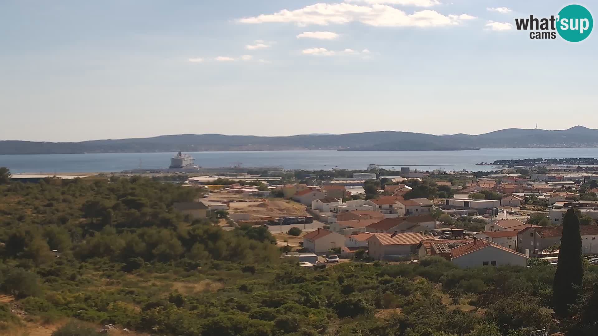 Zadar Pristanišče Gazenica s panoramsko spletno kamero, Zadar, Hrvaška