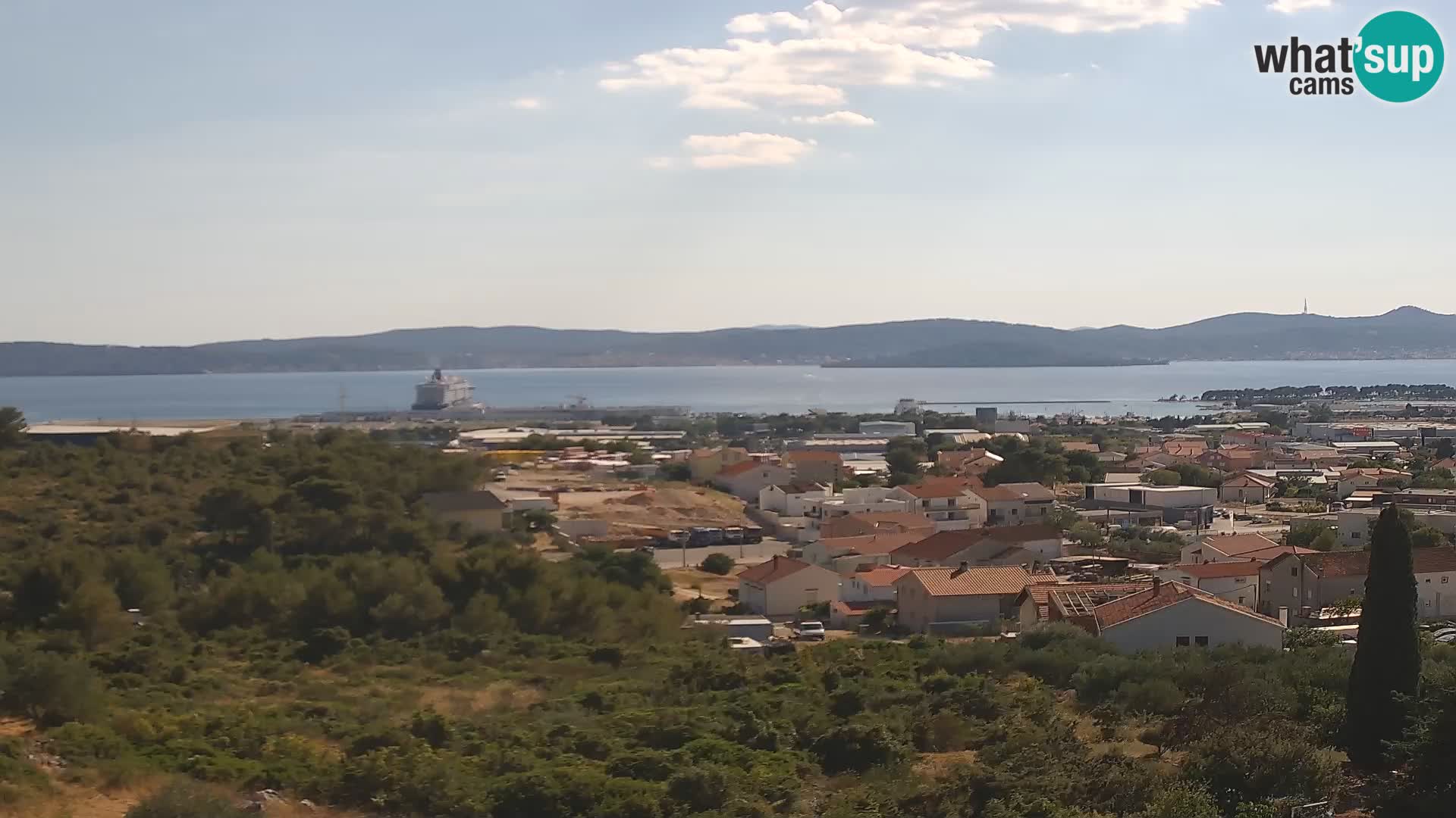 Zadar Port Gazenica Webcam Panorama, Zadar, Kroatien