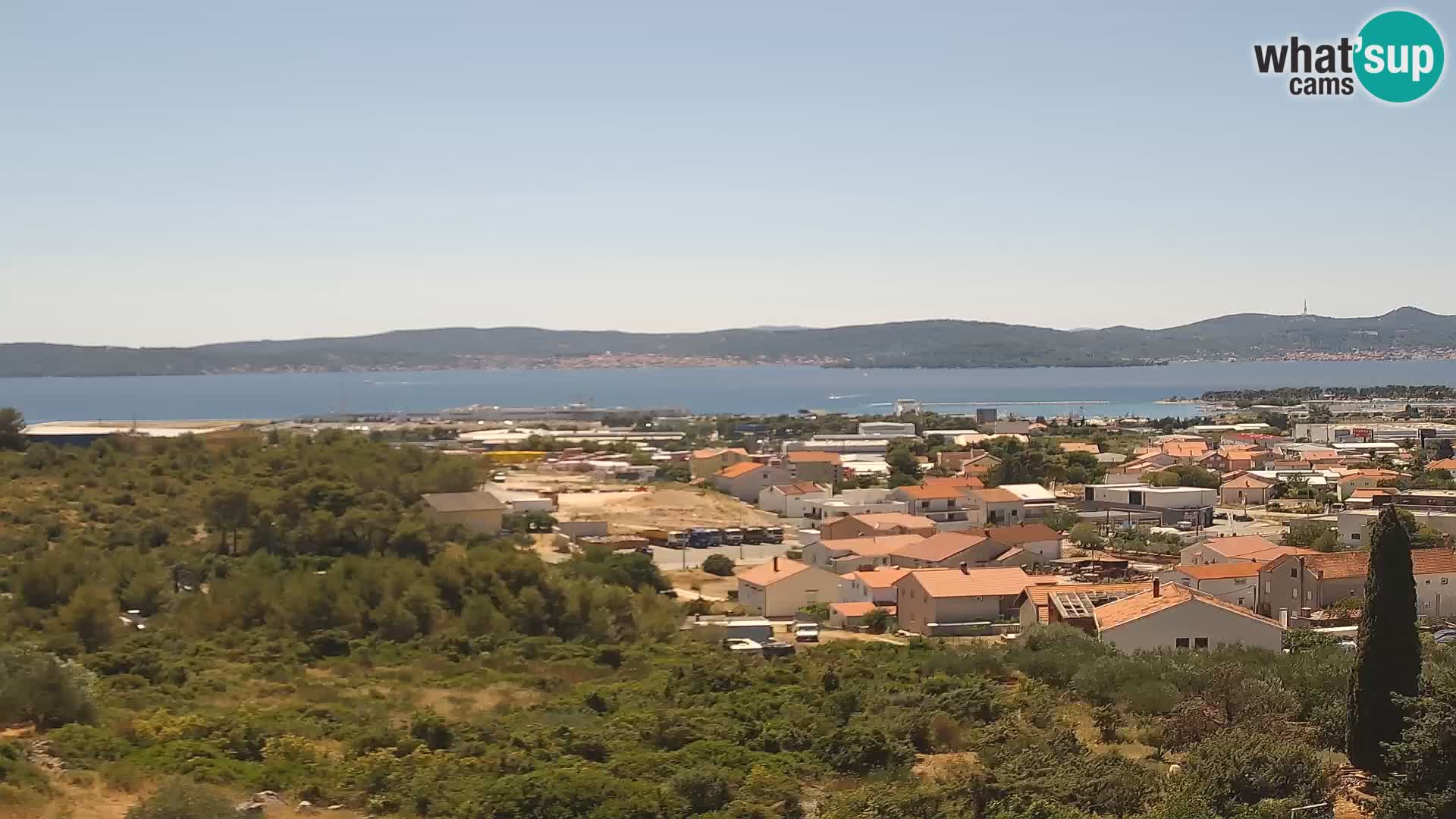 Zadar Pristanišče Gazenica s panoramsko spletno kamero, Zadar, Hrvaška