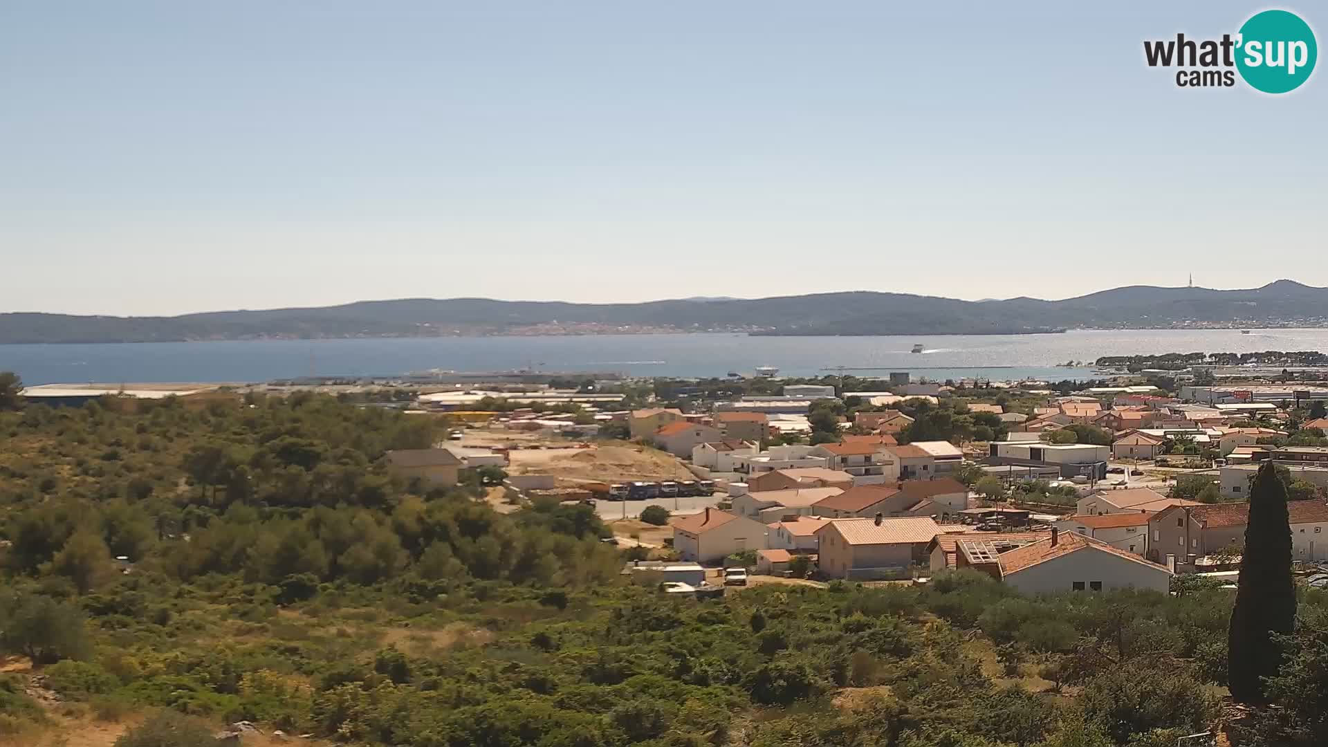 Zadar Pristanišče Gazenica s panoramsko spletno kamero, Zadar, Hrvaška