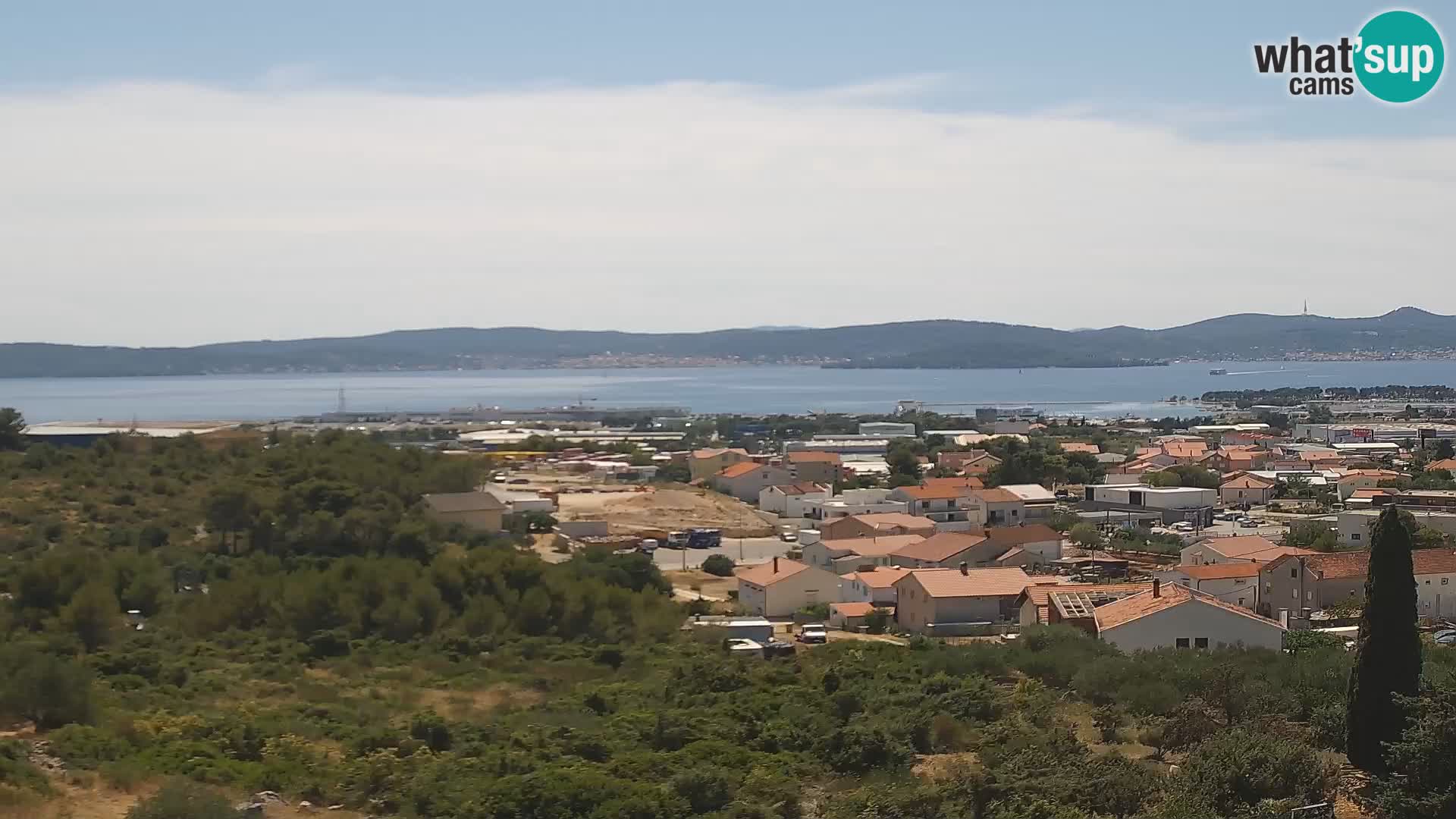 Panoramska web kamera Luke Gaženica u Zadru, Hrvatska