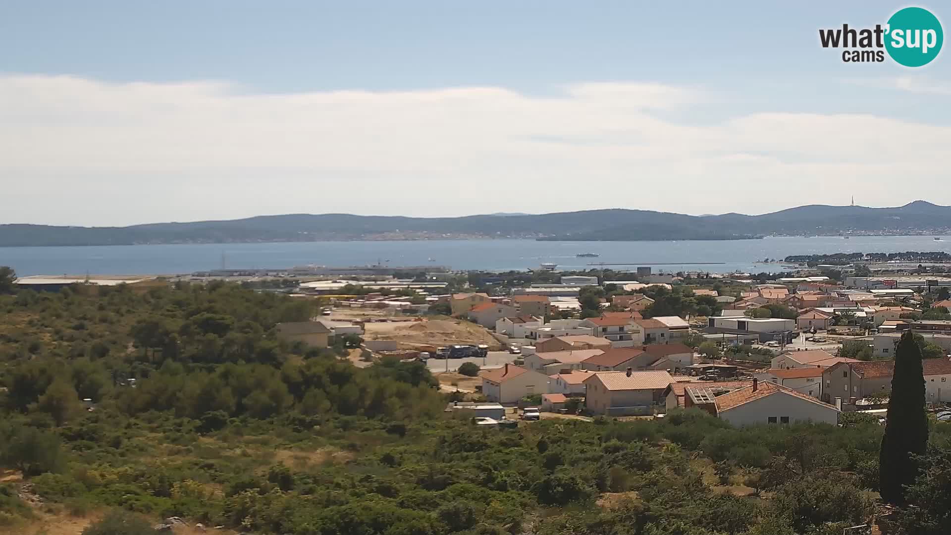 Panoramska web kamera Luke Gaženica u Zadru, Hrvatska