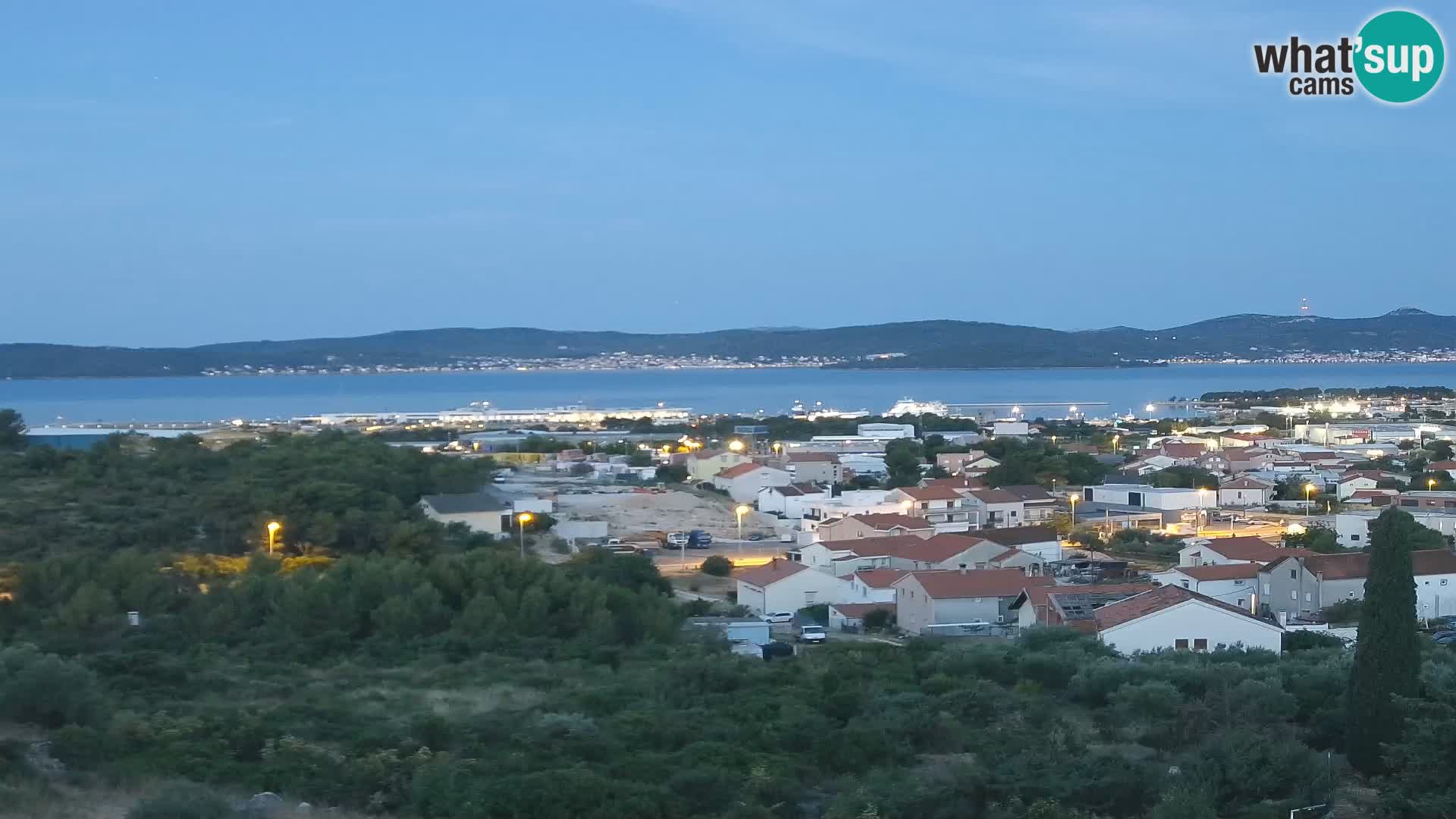 Zadar Port Gazenica Webcam Panorama, Zadar, Kroatien