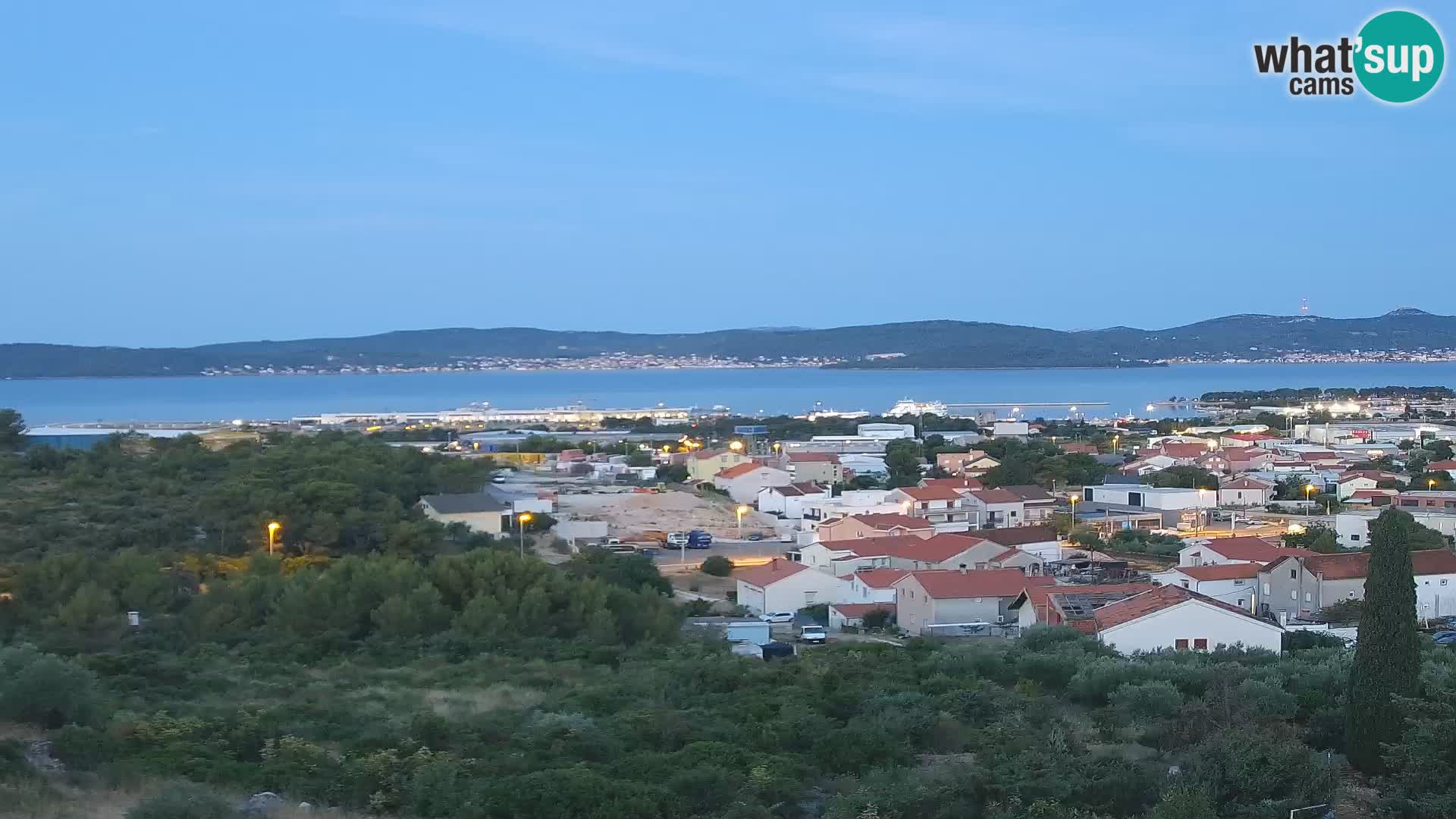 Zadar Port Gazenica Webcam Panorama, Zadar, Kroatien