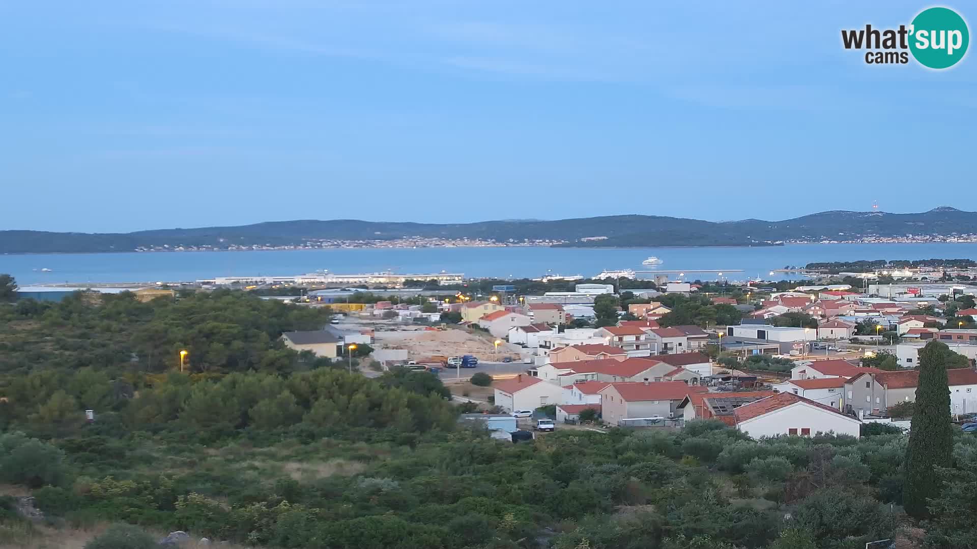 Zadar Port Gazenica Webcam Panorama, Zadar, Kroatien
