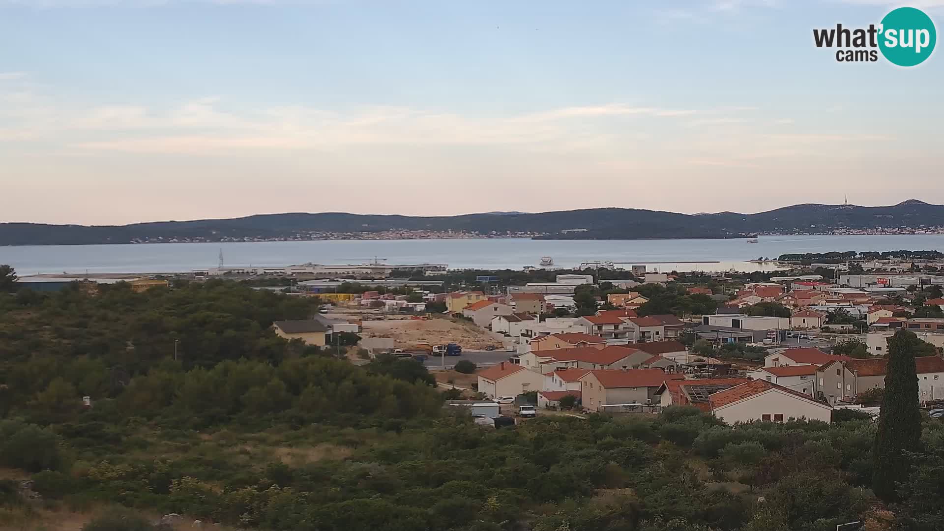 Panorama de la Webcam del Puerto Gazenica de Zadar, Zadar, Croacia