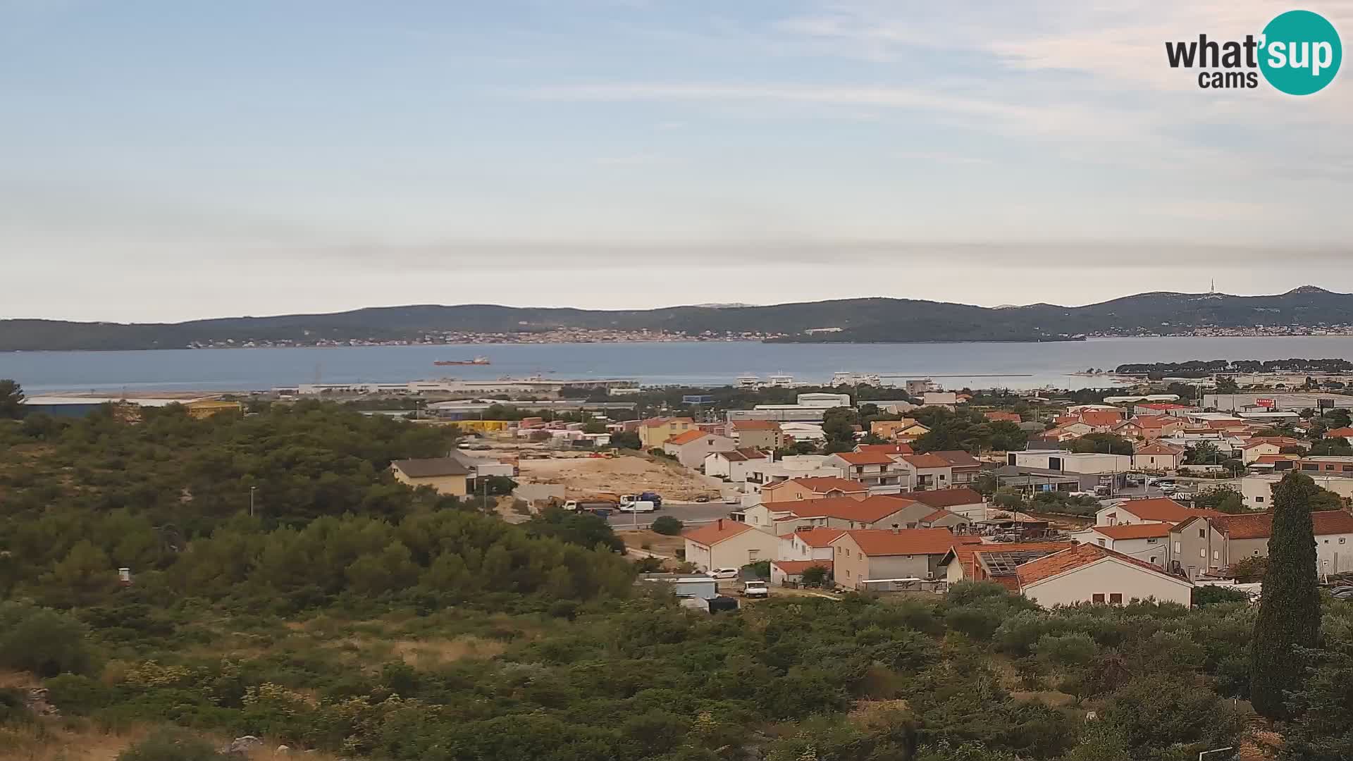Panorama de la Webcam del Puerto Gazenica de Zadar, Zadar, Croacia
