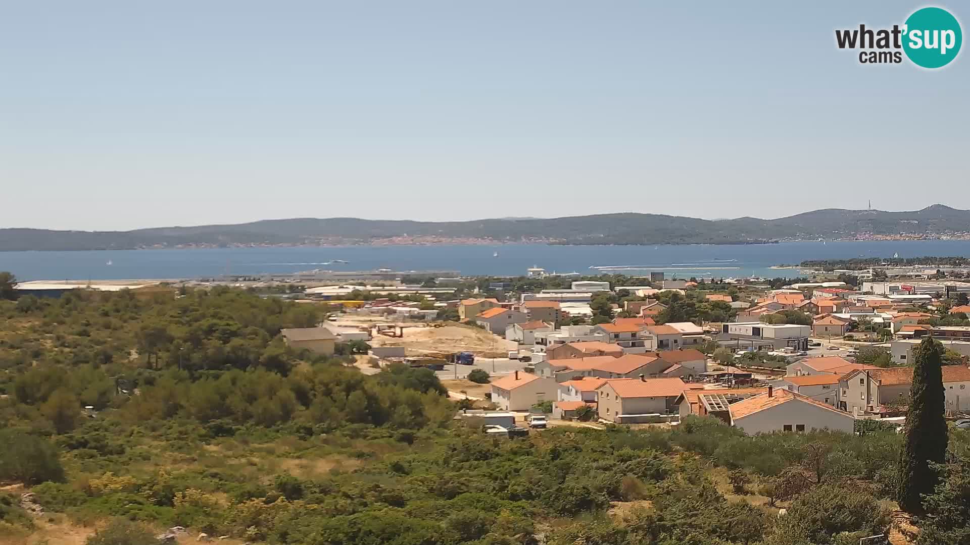 Zadar Pristanišče Gazenica s panoramsko spletno kamero, Zadar, Hrvaška