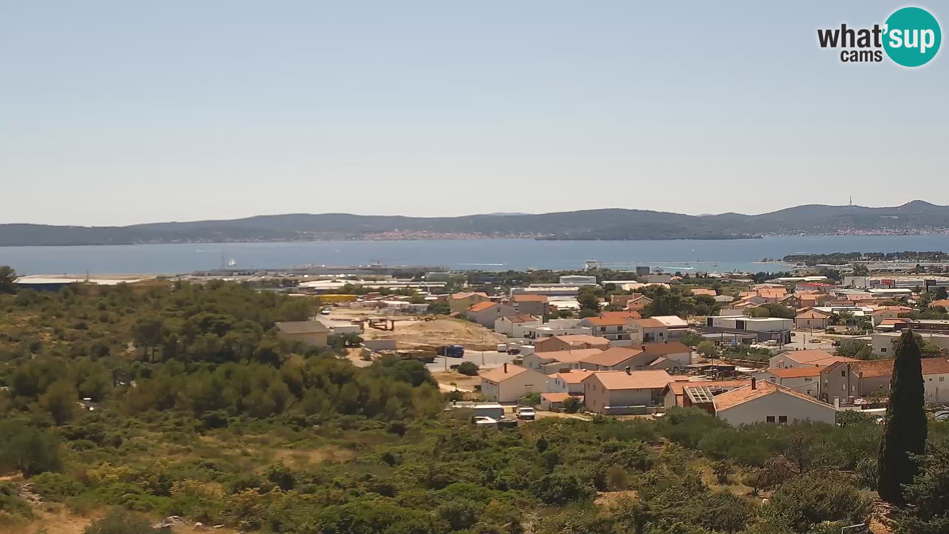 Zadar Pristanišče Gazenica s panoramsko spletno kamero, Zadar, Hrvaška