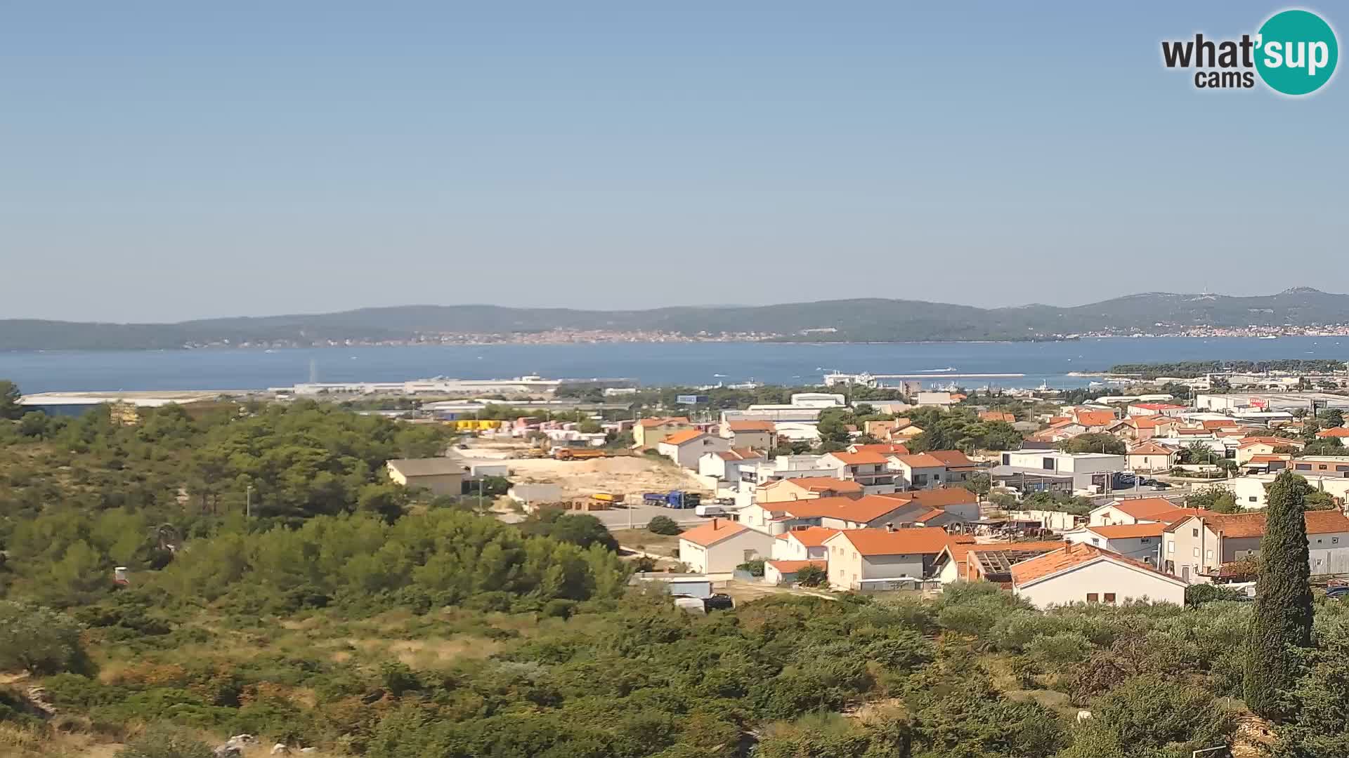 Panorama de la Webcam del Puerto Gazenica de Zadar, Zadar, Croacia