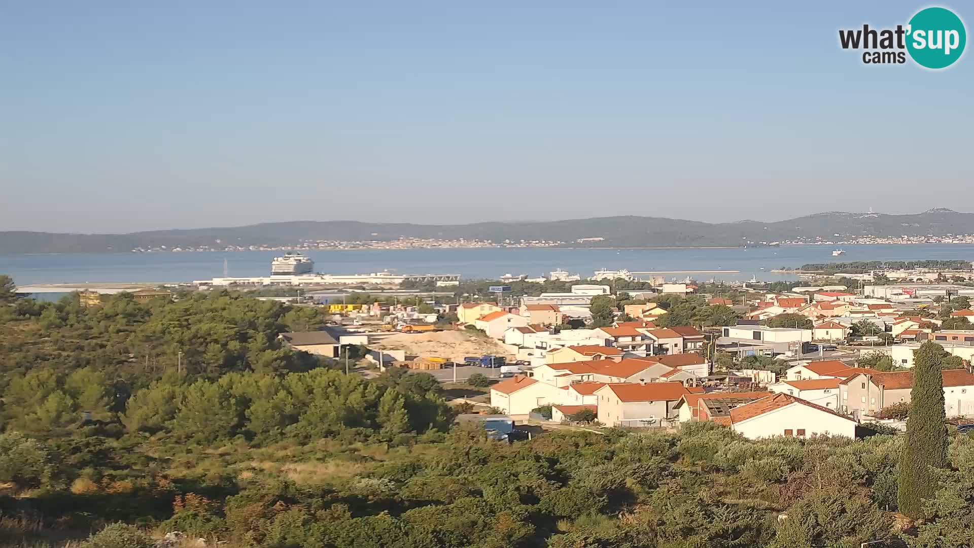 Zadar Port Gazenica Webcam Panorama, Zadar, Kroatien