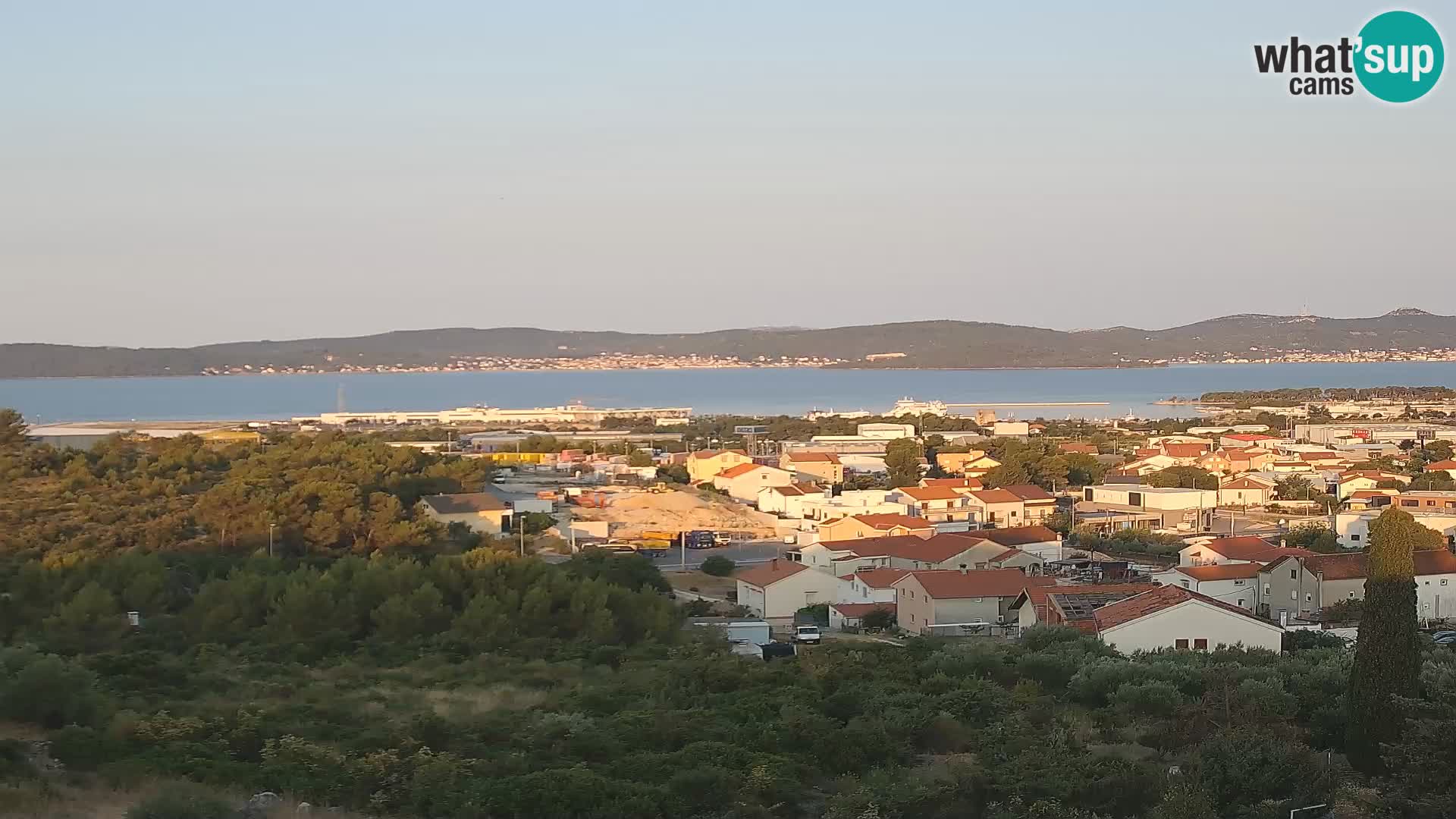 Zadar Port Gazenica Webcam Panorama, Zadar, Kroatien