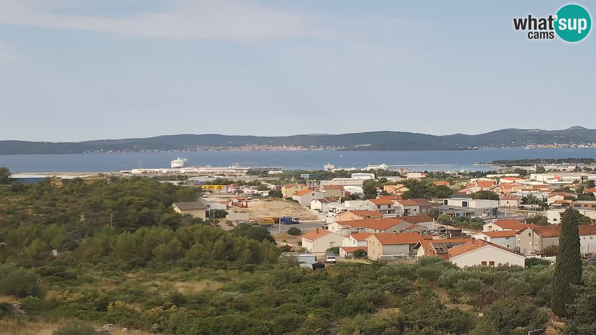 Zadar Pristanišče Gazenica s panoramsko spletno kamero, Zadar, Hrvaška