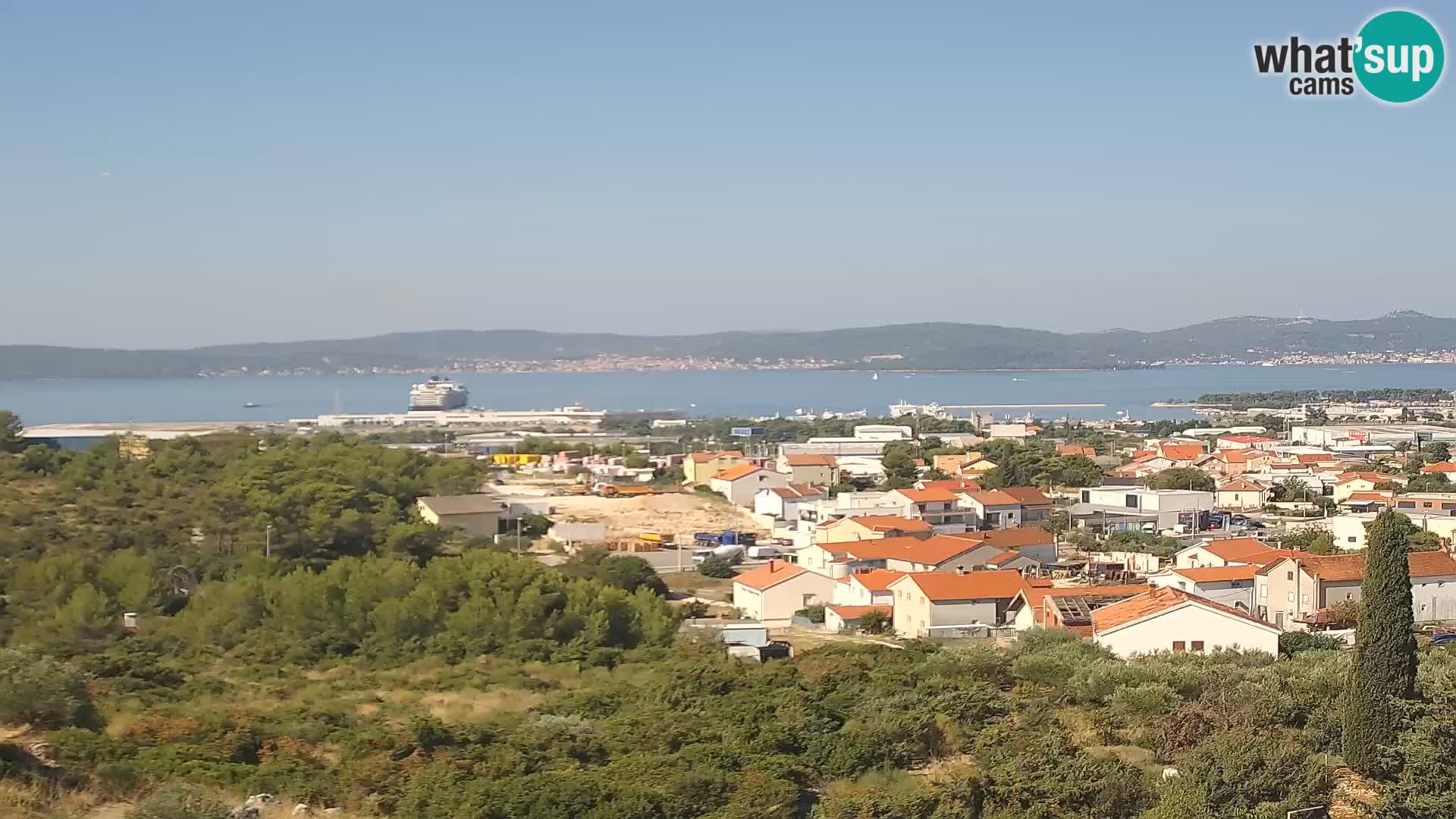 Zadar Pristanišče Gazenica s panoramsko spletno kamero, Zadar, Hrvaška