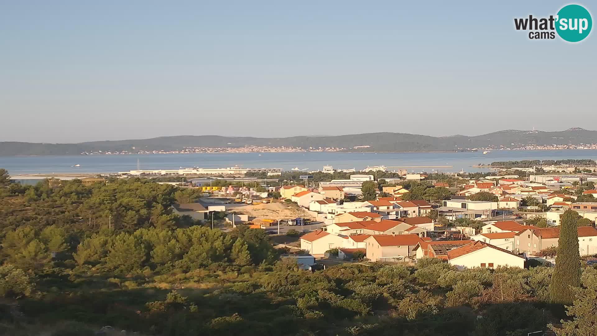 Panorama de la Webcam del Puerto Gazenica de Zadar, Zadar, Croacia