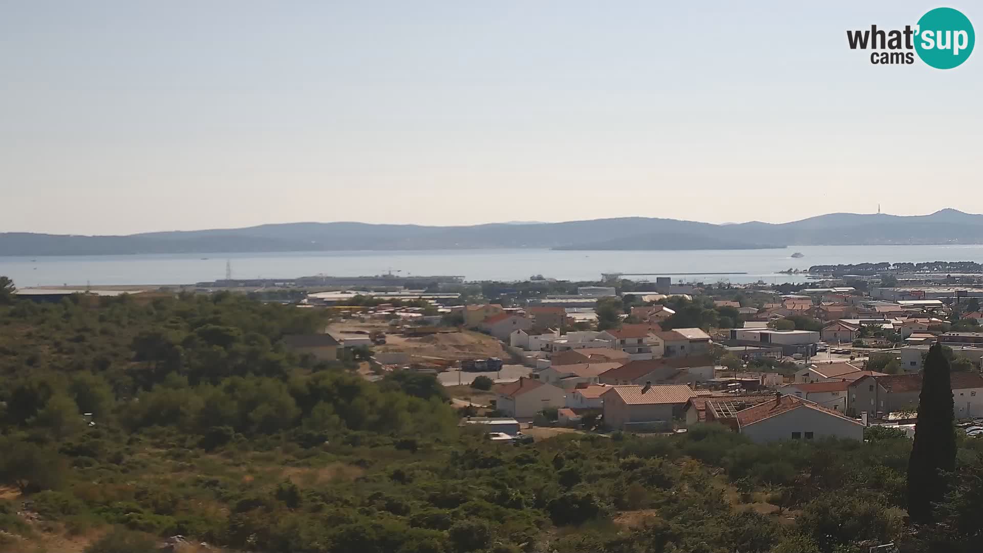 Panorama de la Webcam del Puerto Gazenica de Zadar, Zadar, Croacia