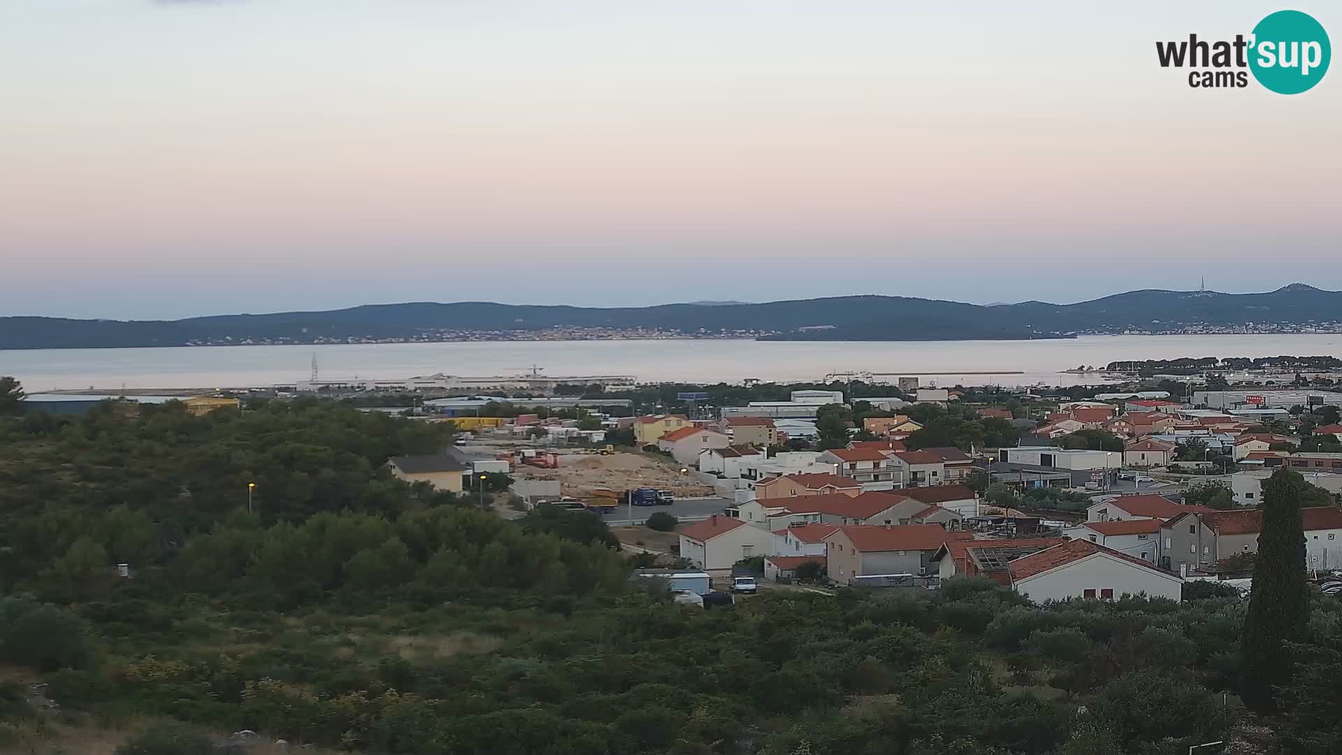 Panoramska web kamera Luke Gaženica u Zadru, Hrvatska