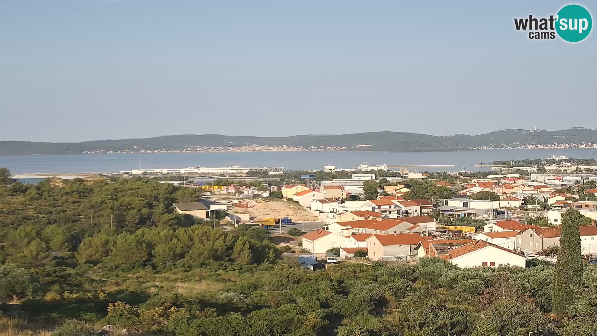 Panoramska web kamera Luke Gaženica u Zadru, Hrvatska