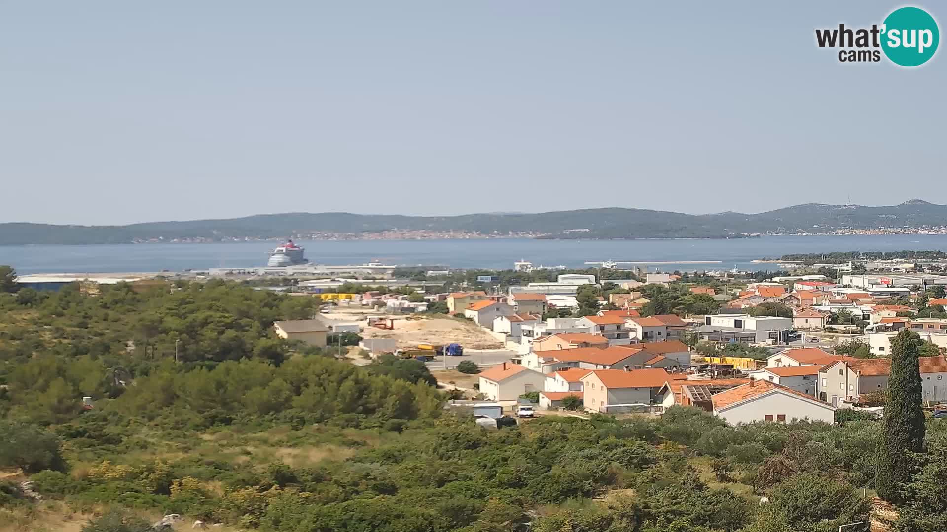 Panoramska web kamera Luke Gaženica u Zadru, Hrvatska
