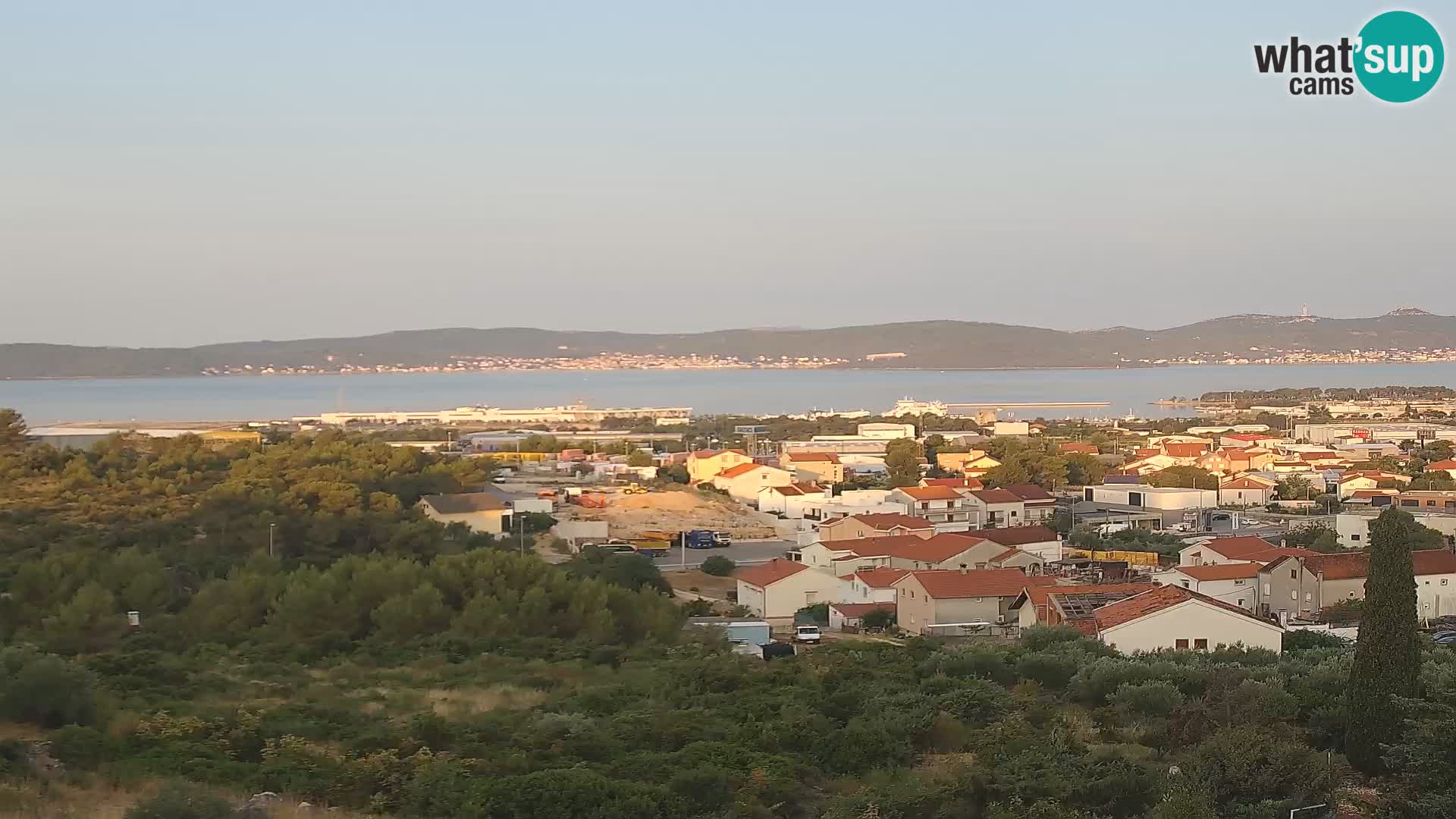 Panoramska web kamera Luke Gaženica u Zadru, Hrvatska