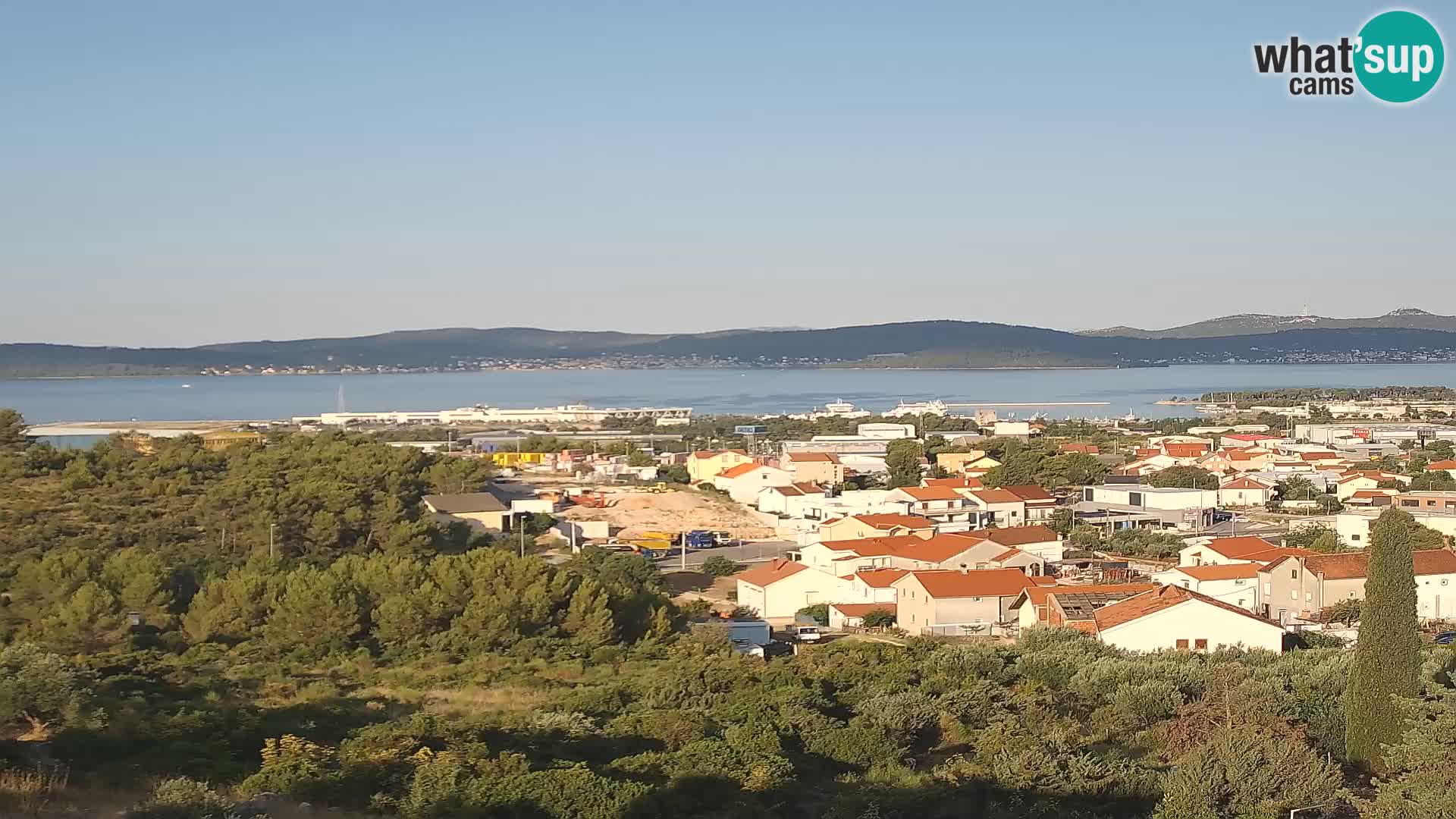 Panoramska web kamera Luke Gaženica u Zadru, Hrvatska