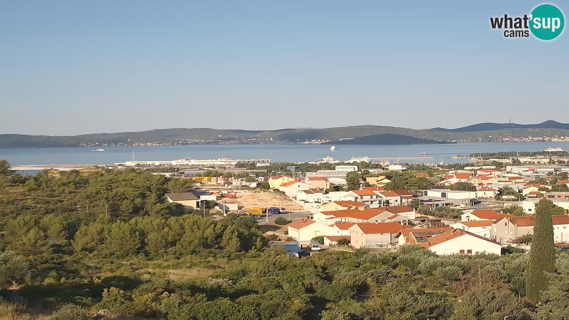 Zadar Port Gazenica Webcam Panorama, Zadar, Kroatien