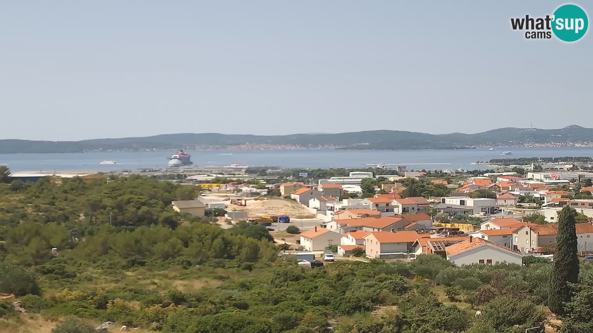 Panorama de la Webcam del Puerto Gazenica de Zadar, Zadar, Croacia