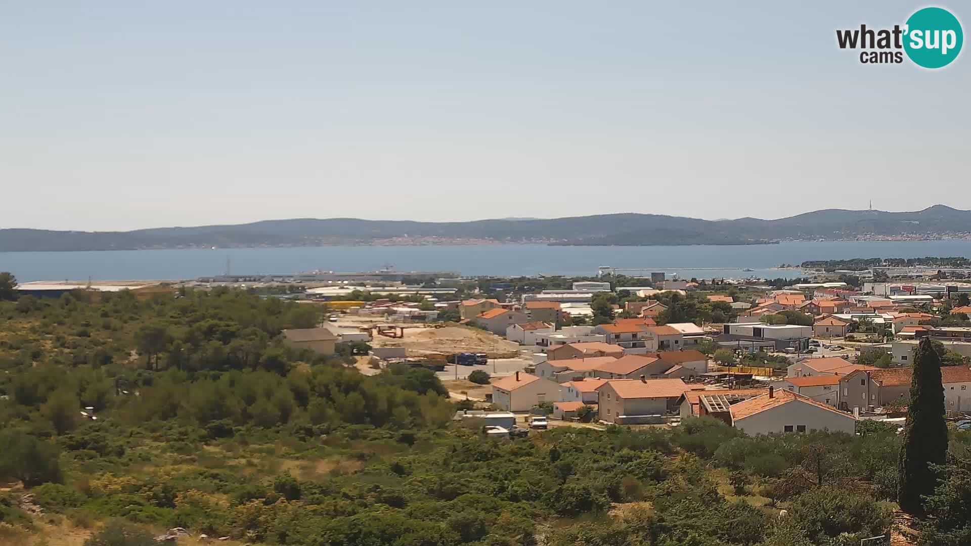Panoramska web kamera Luke Gaženica u Zadru, Hrvatska