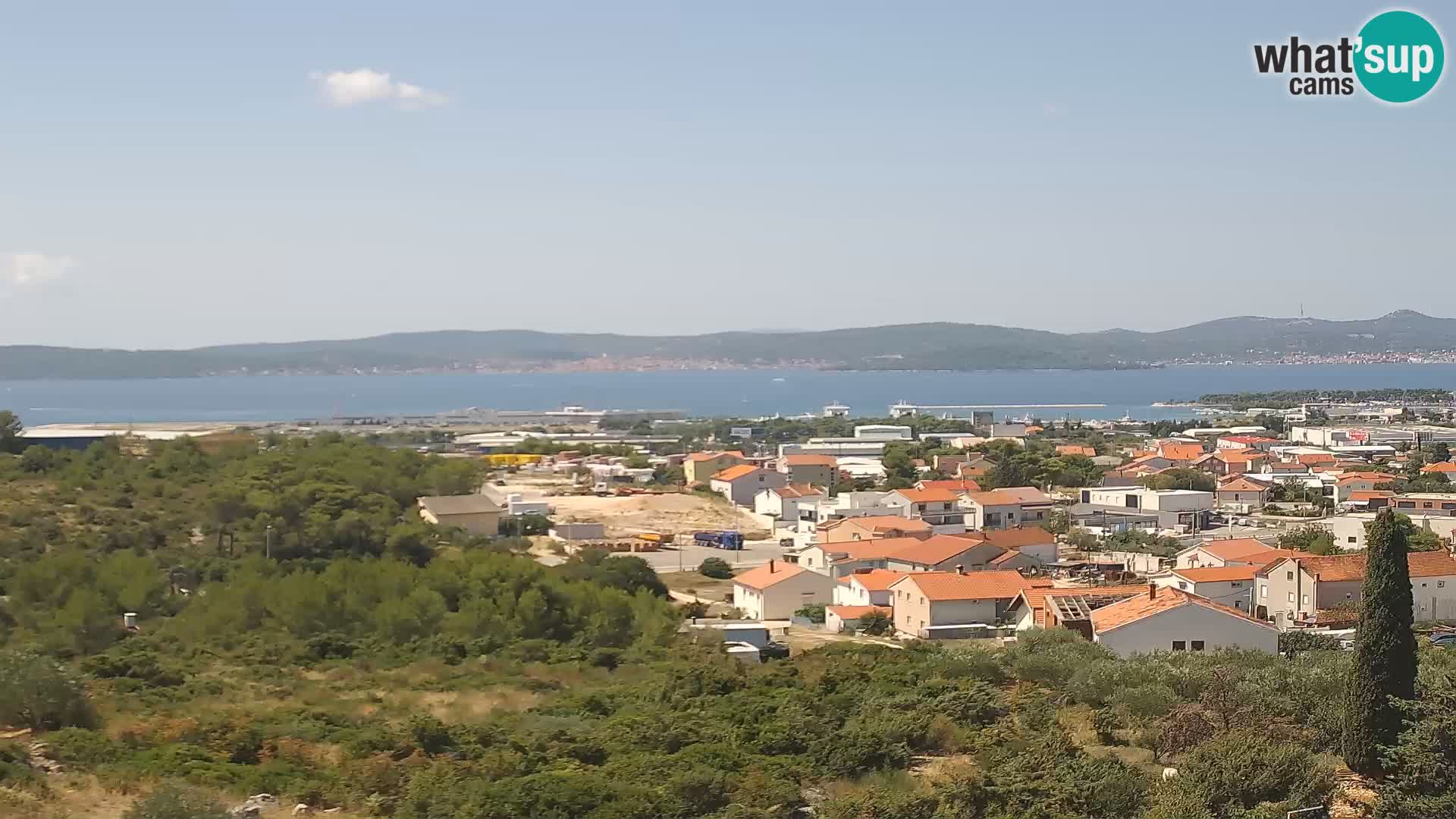 Zadar Pristanišče Gazenica s panoramsko spletno kamero, Zadar, Hrvaška