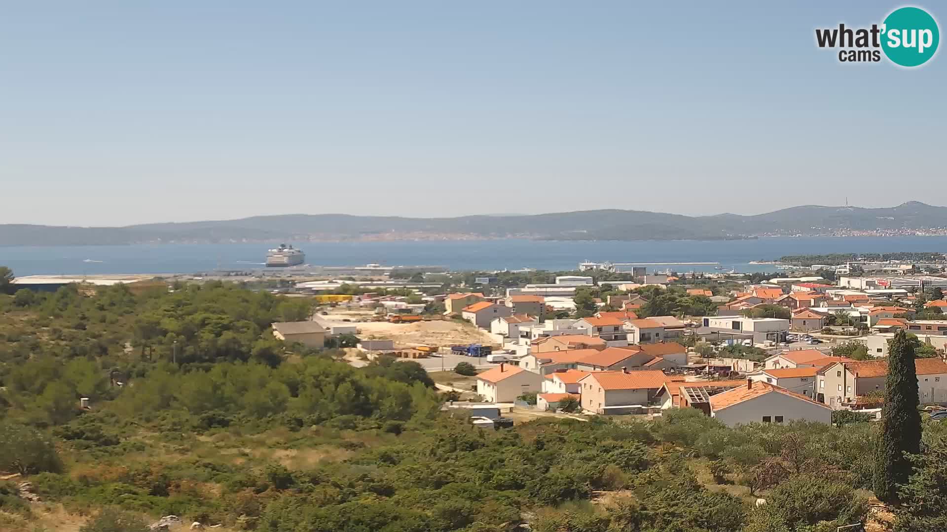 Panoramska web kamera Luke Gaženica u Zadru, Hrvatska
