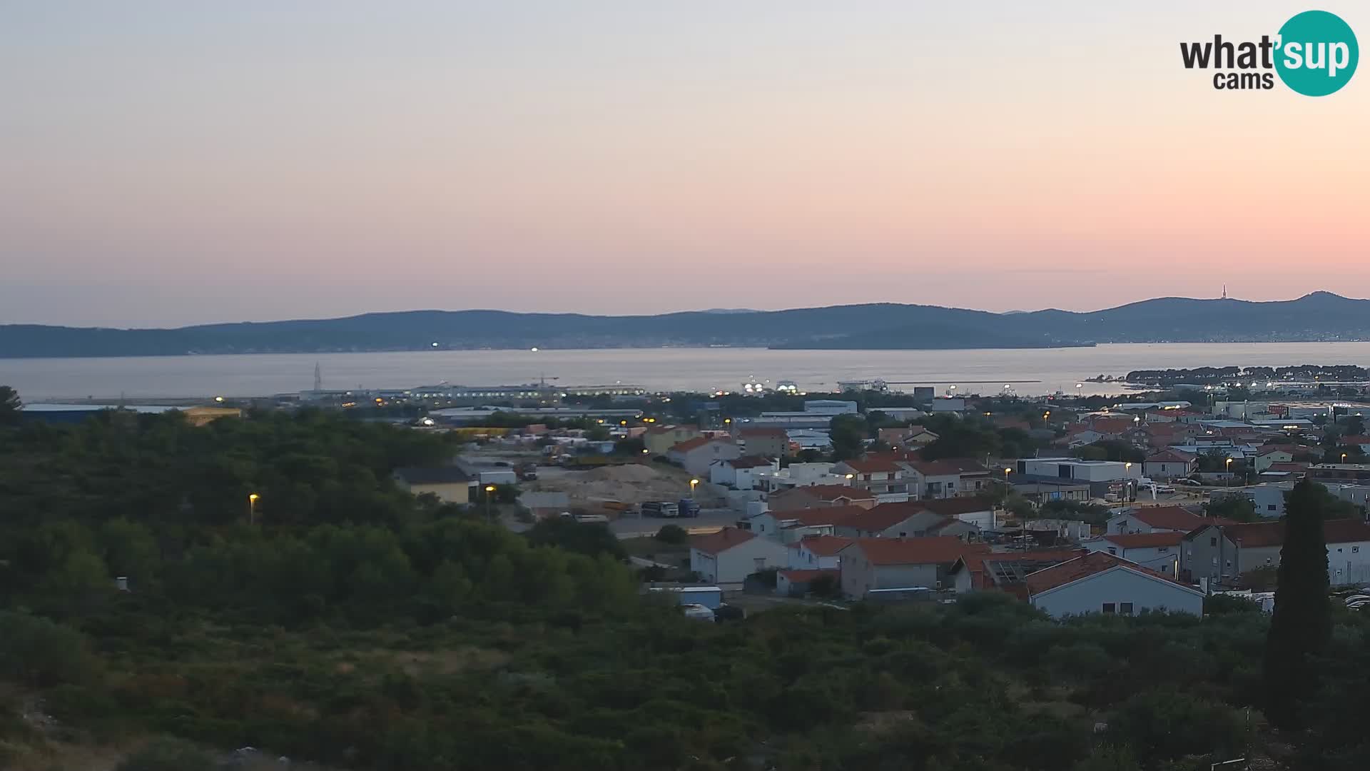 Zadar Port Gazenica Webcam Panorama, Zadar, Kroatien