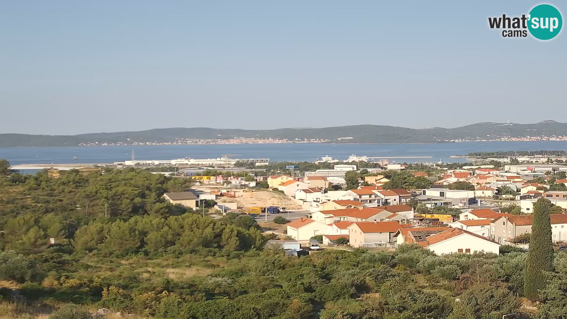Panoramska web kamera Luke Gaženica u Zadru, Hrvatska