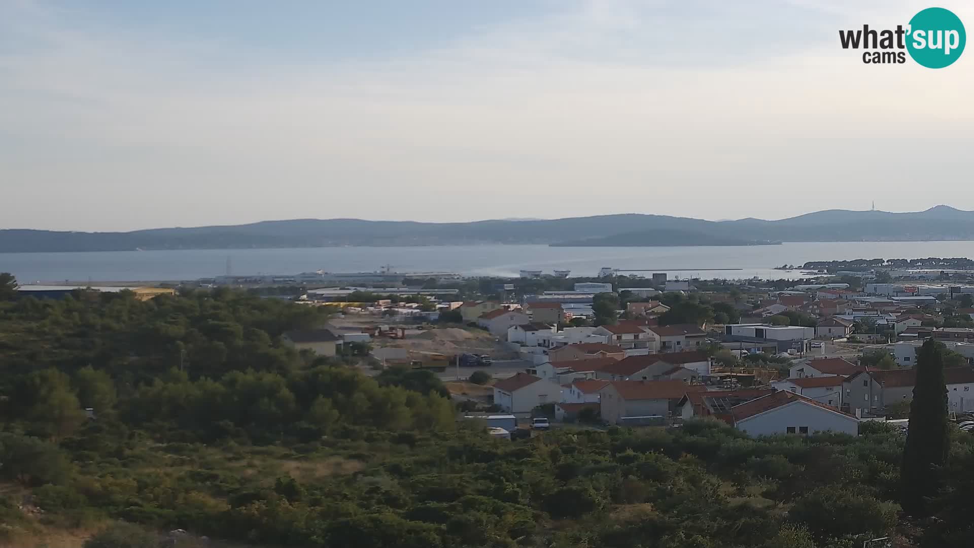 Panoramska web kamera Luke Gaženica u Zadru, Hrvatska