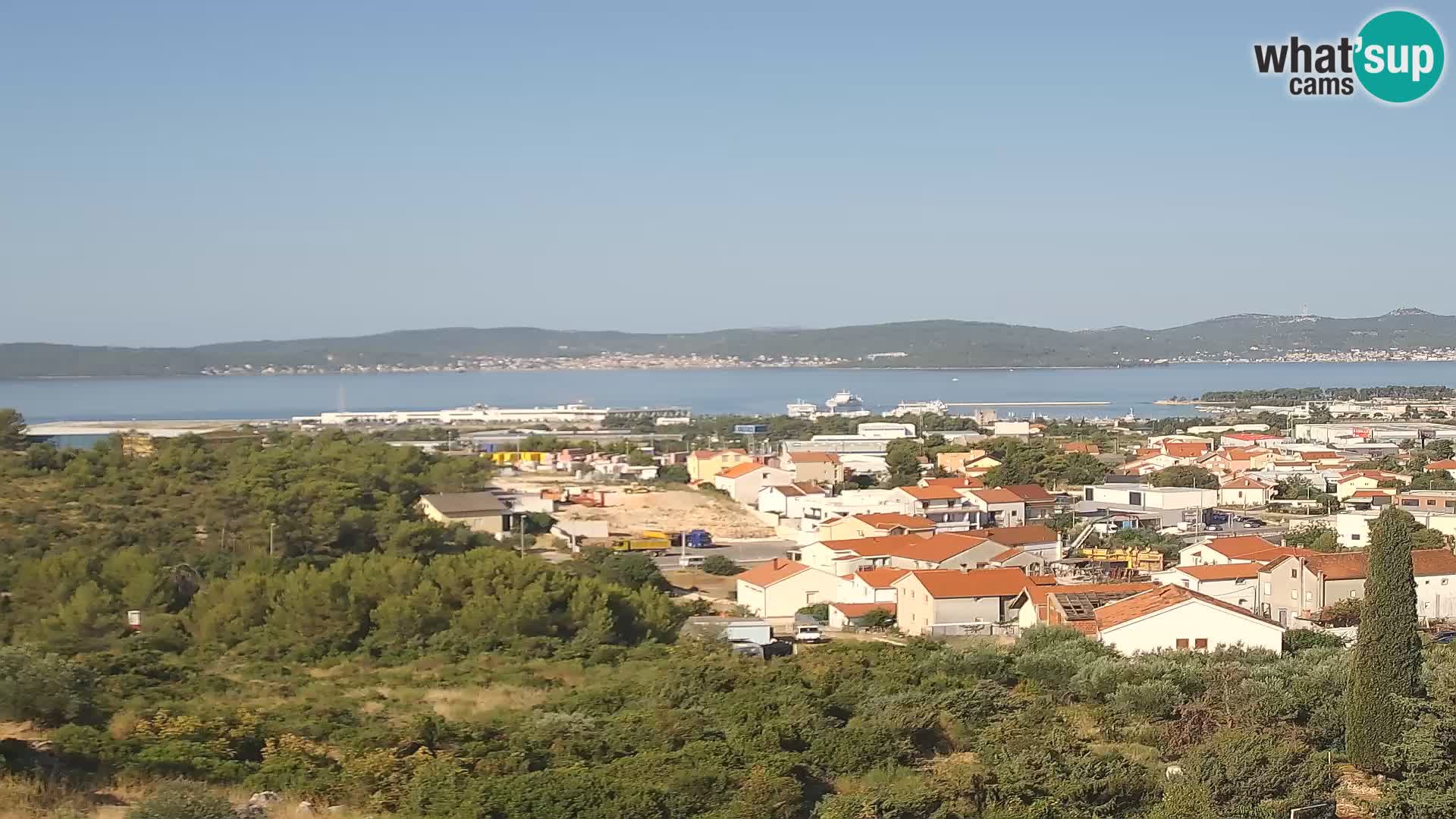 Zadar Pristanišče Gazenica s panoramsko spletno kamero, Zadar, Hrvaška