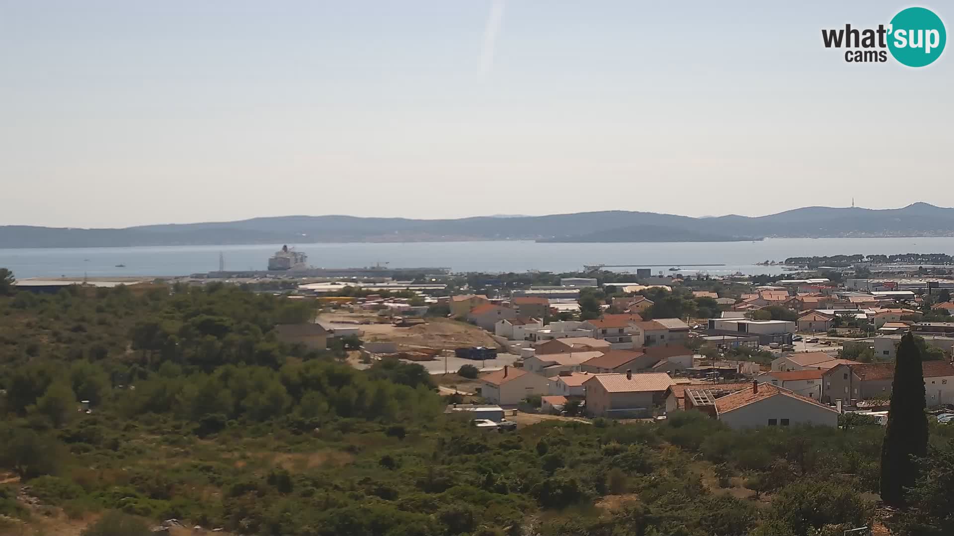 Zadar Pristanišče Gazenica s panoramsko spletno kamero, Zadar, Hrvaška