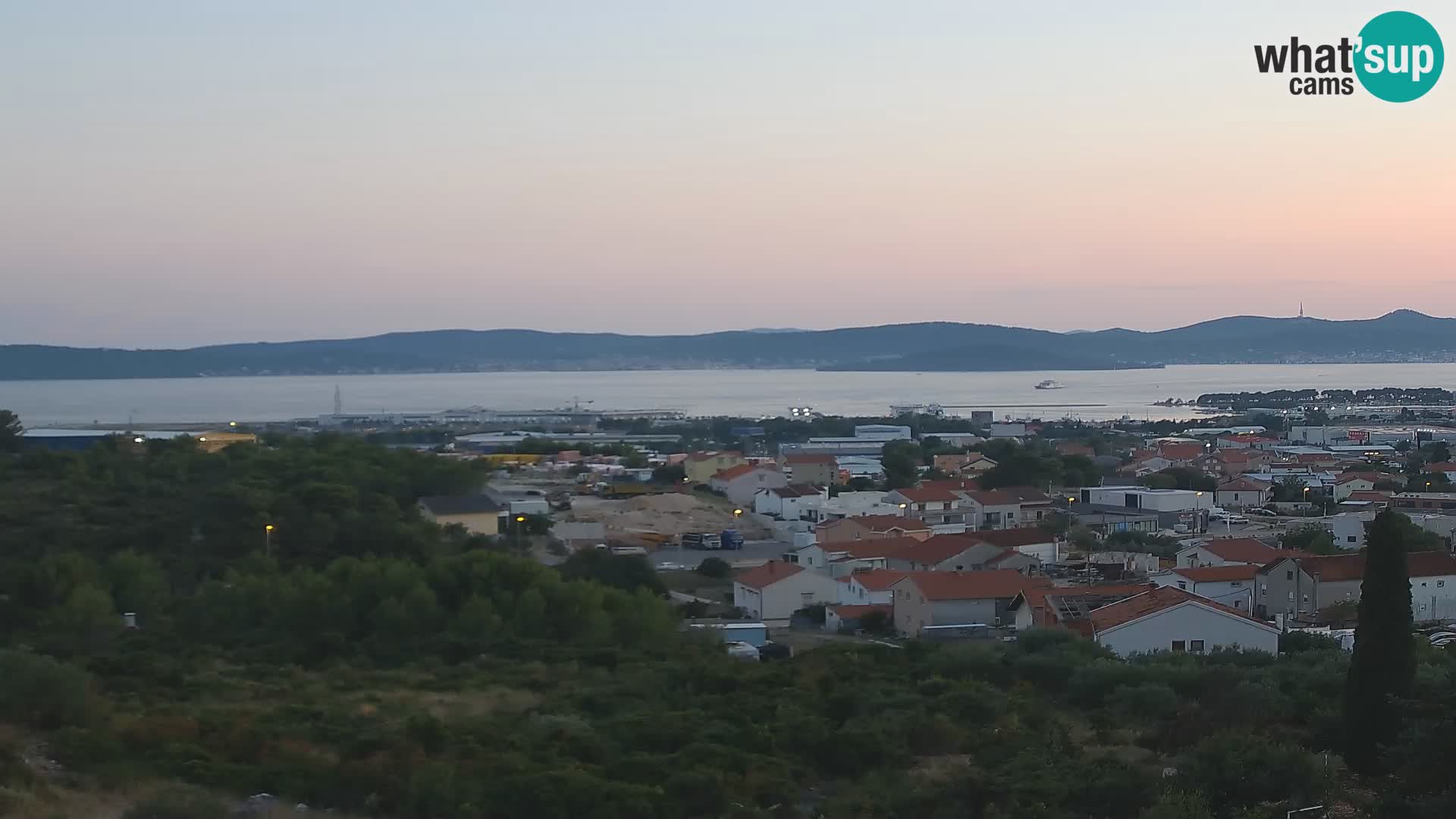 Panorama de la Webcam del Puerto Gazenica de Zadar, Zadar, Croacia