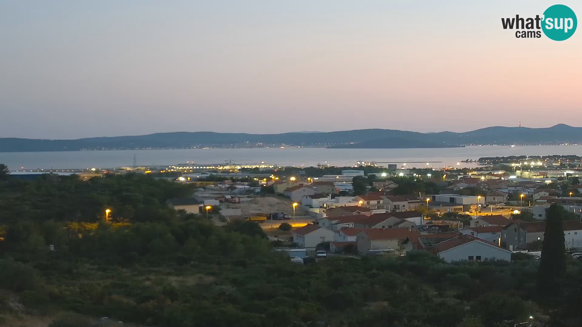 Panorama de la Webcam del Puerto Gazenica de Zadar, Zadar, Croacia
