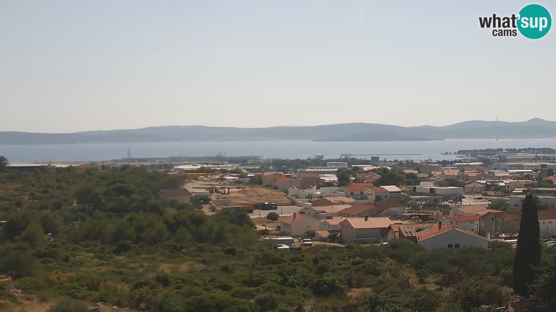 Zadar Port Gazenica Webcam Panorama, Zadar, Kroatien