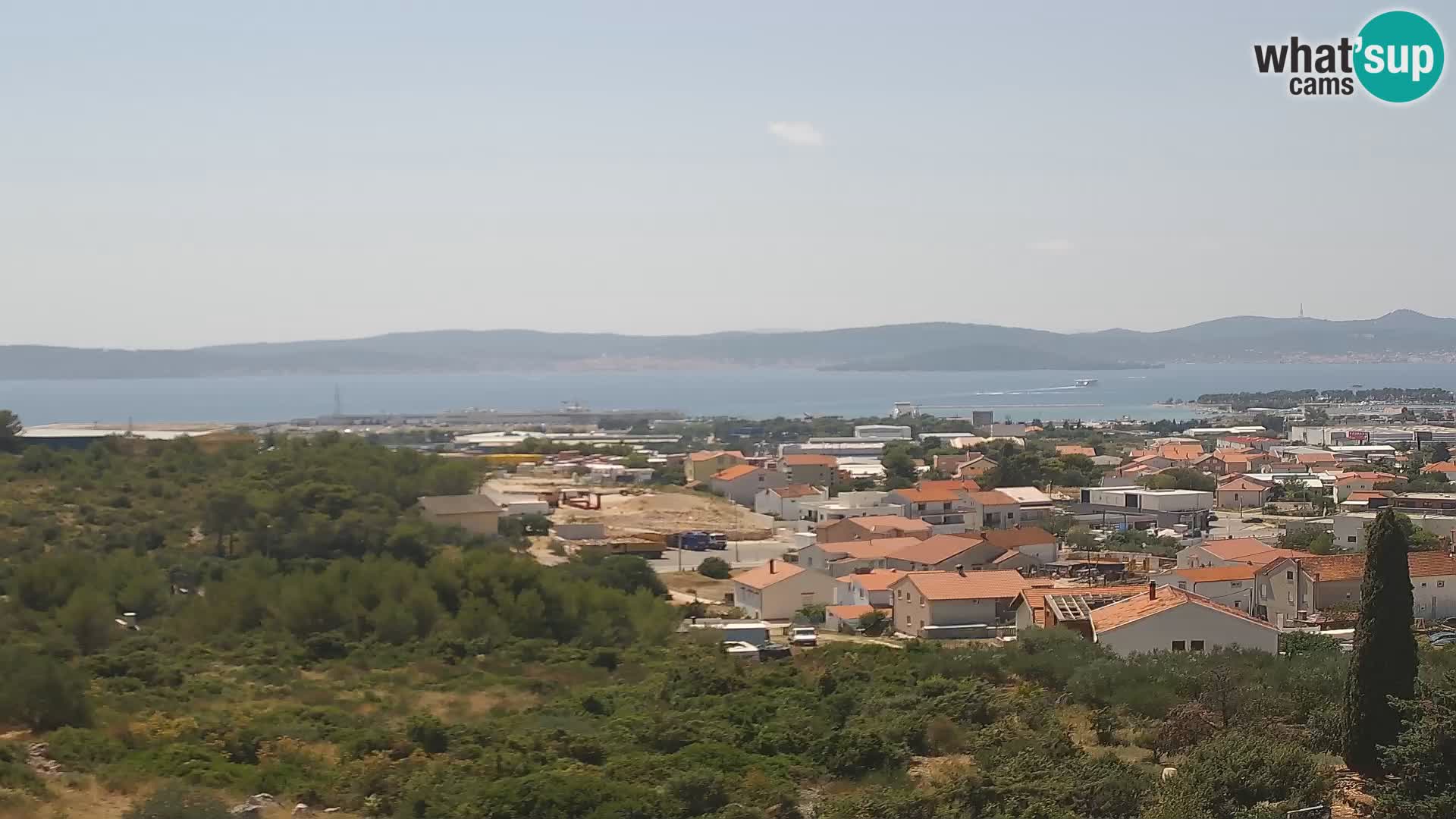 Panorama de la Webcam del Puerto Gazenica de Zadar, Zadar, Croacia
