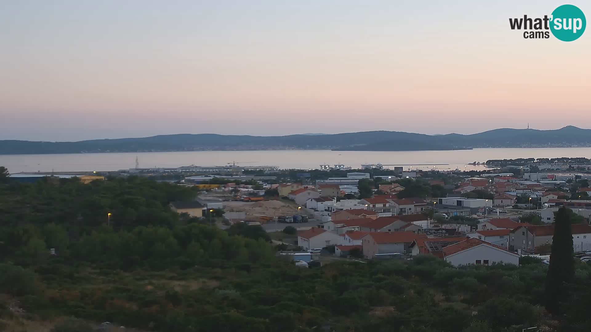 Zadar Port Gazenica Webcam Panorama, Zadar, Kroatien