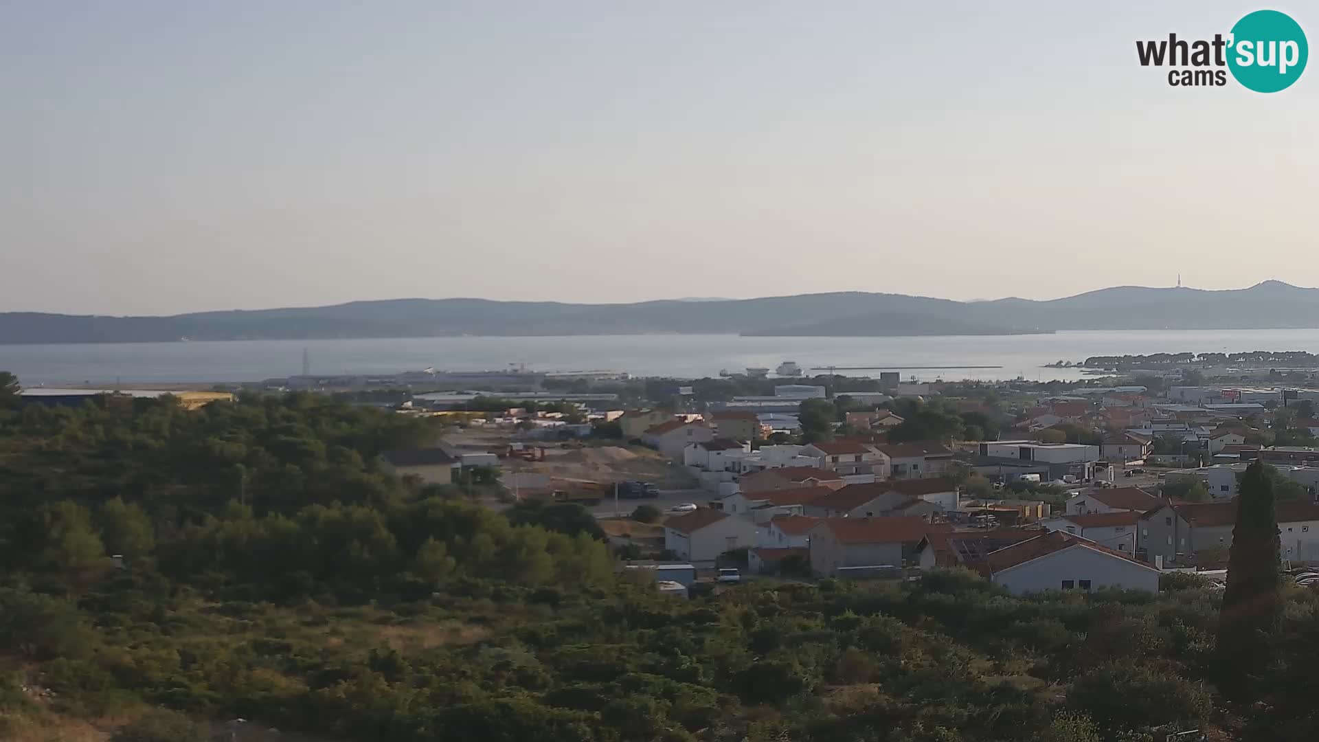 Zadar Pristanišče Gazenica s panoramsko spletno kamero, Zadar, Hrvaška